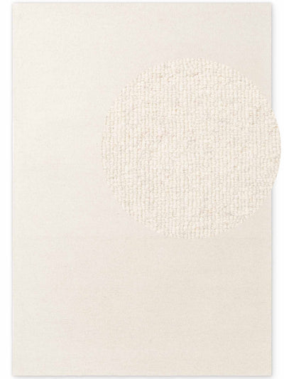 ELLE DECORATION PURISTIC FIN BOUCLE ULLMATTA, KNUTAR NATURVIT