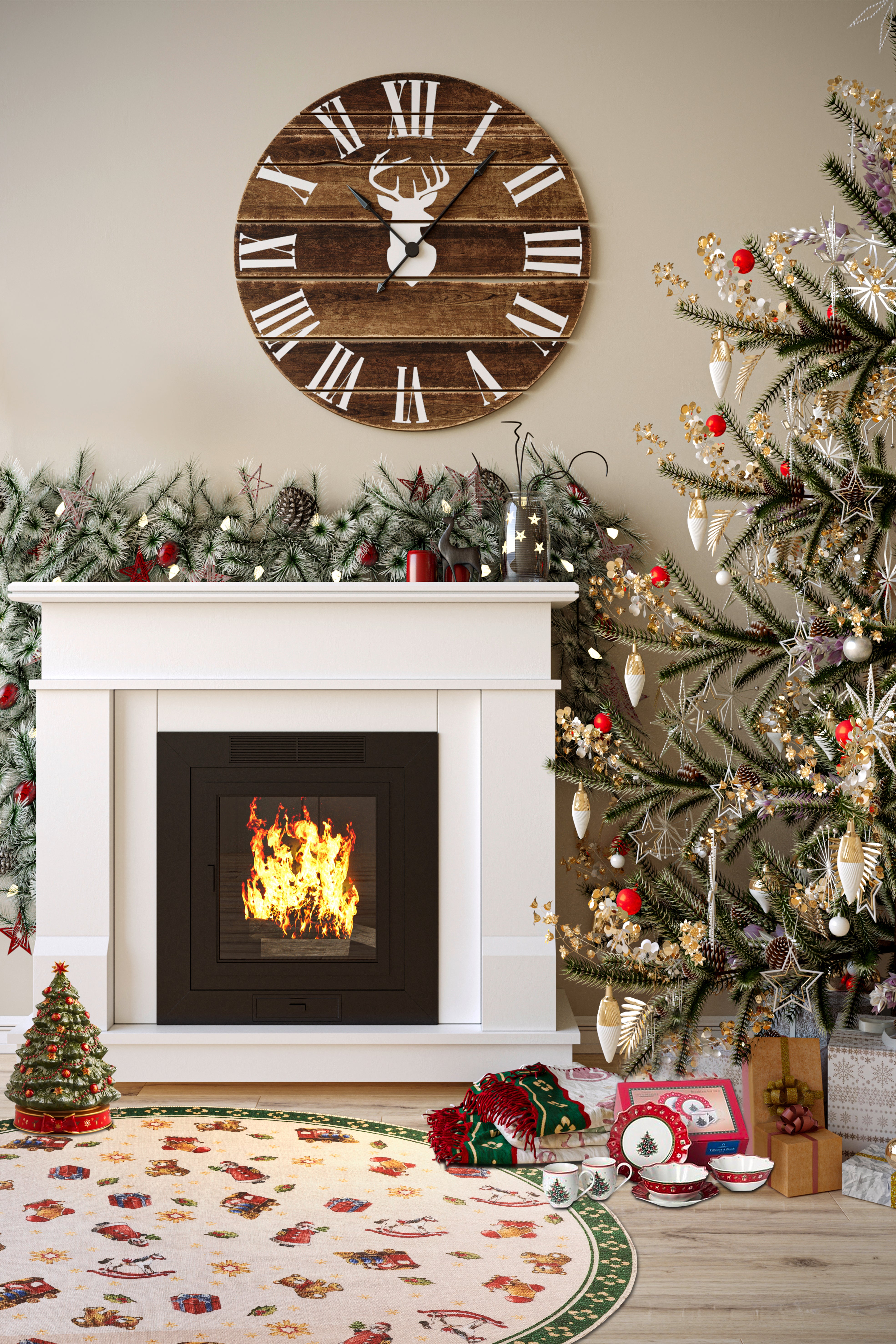 VILLEROY &amp; BOCH TOY'S DELIGHT JULMATTA, GRÖN-MULTI 106193