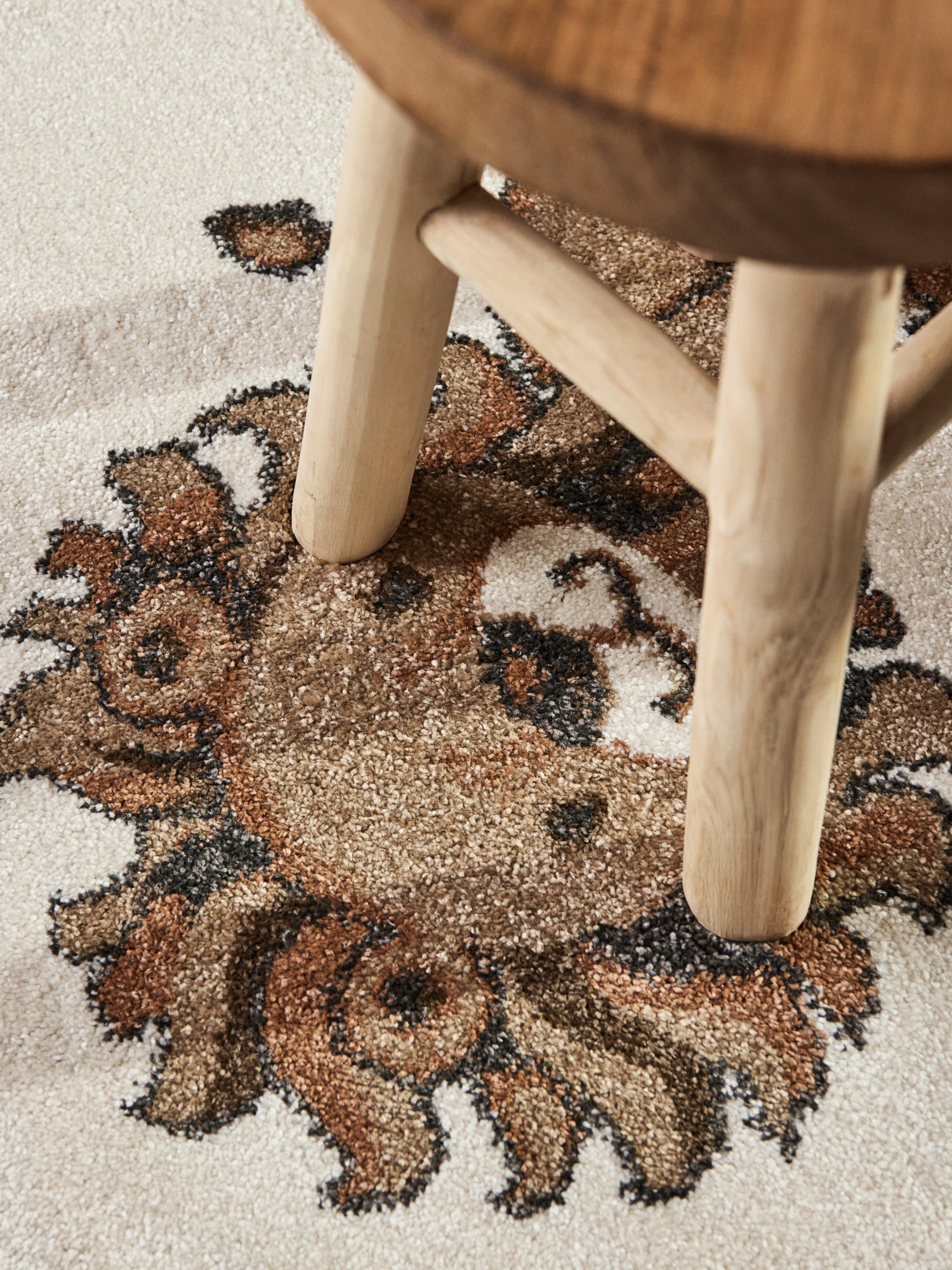 VILLEROY &amp; BOCH BOHO KIDS BARNFILT RUDNT - LION SUMMER PARTY, CRÈME MULTI 106307