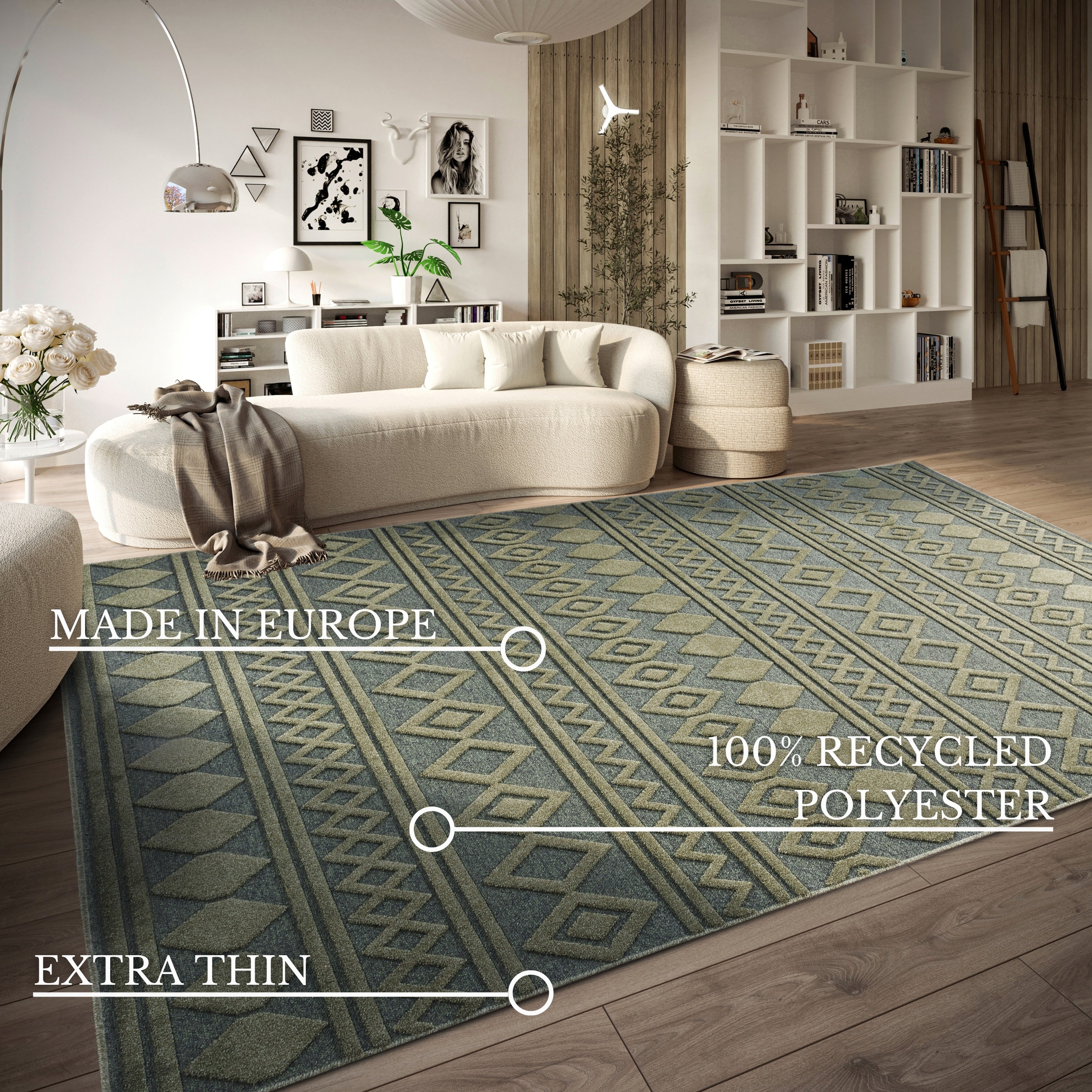 VILLEROY &amp; BOCH 106140 HÖG-LÅG Luggmatta, Catherine Jungle Green