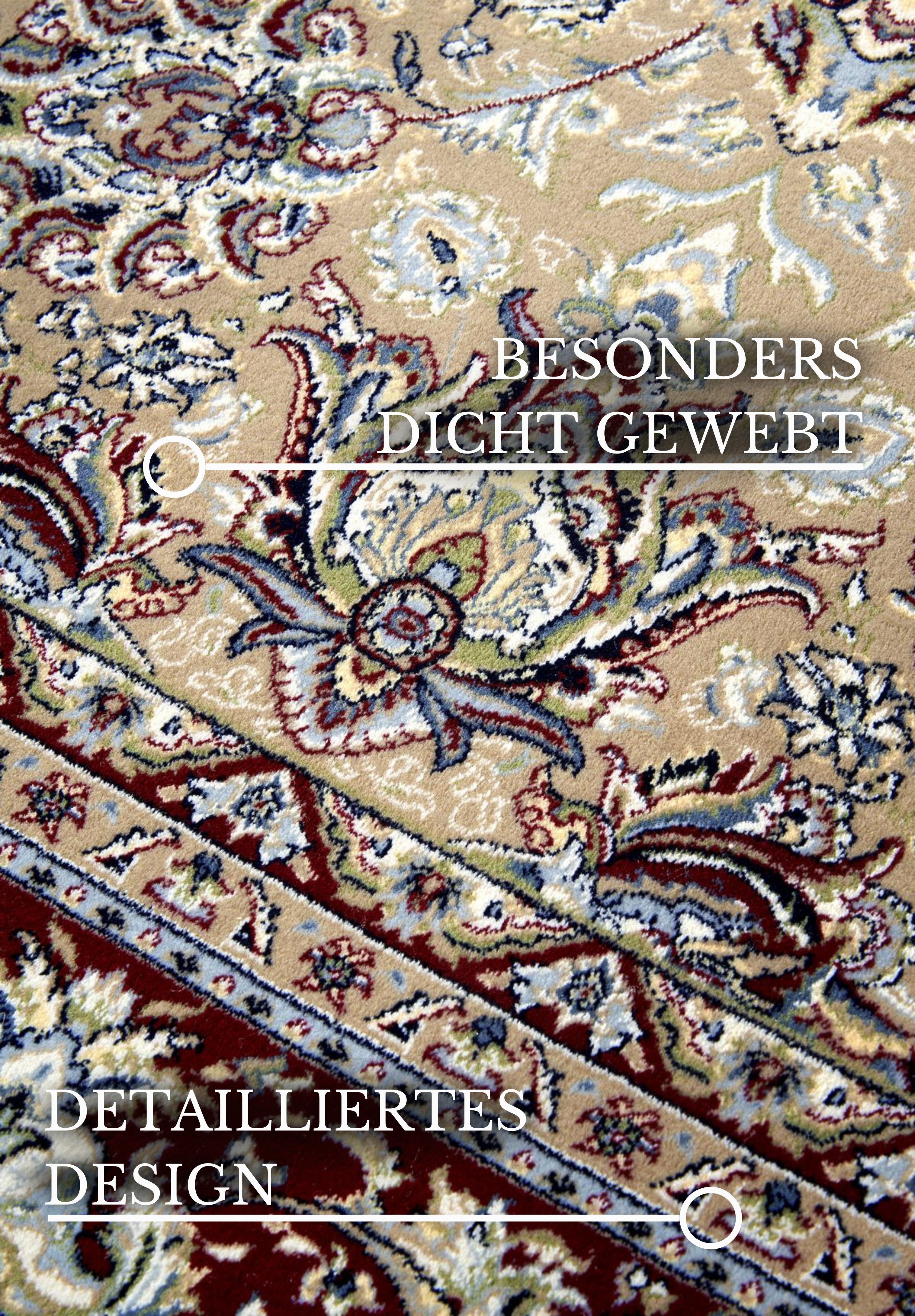 VILLEROY &amp; BOCH 106129 ORIENTALSK MATTA ALFRED, RÖDBEIGE