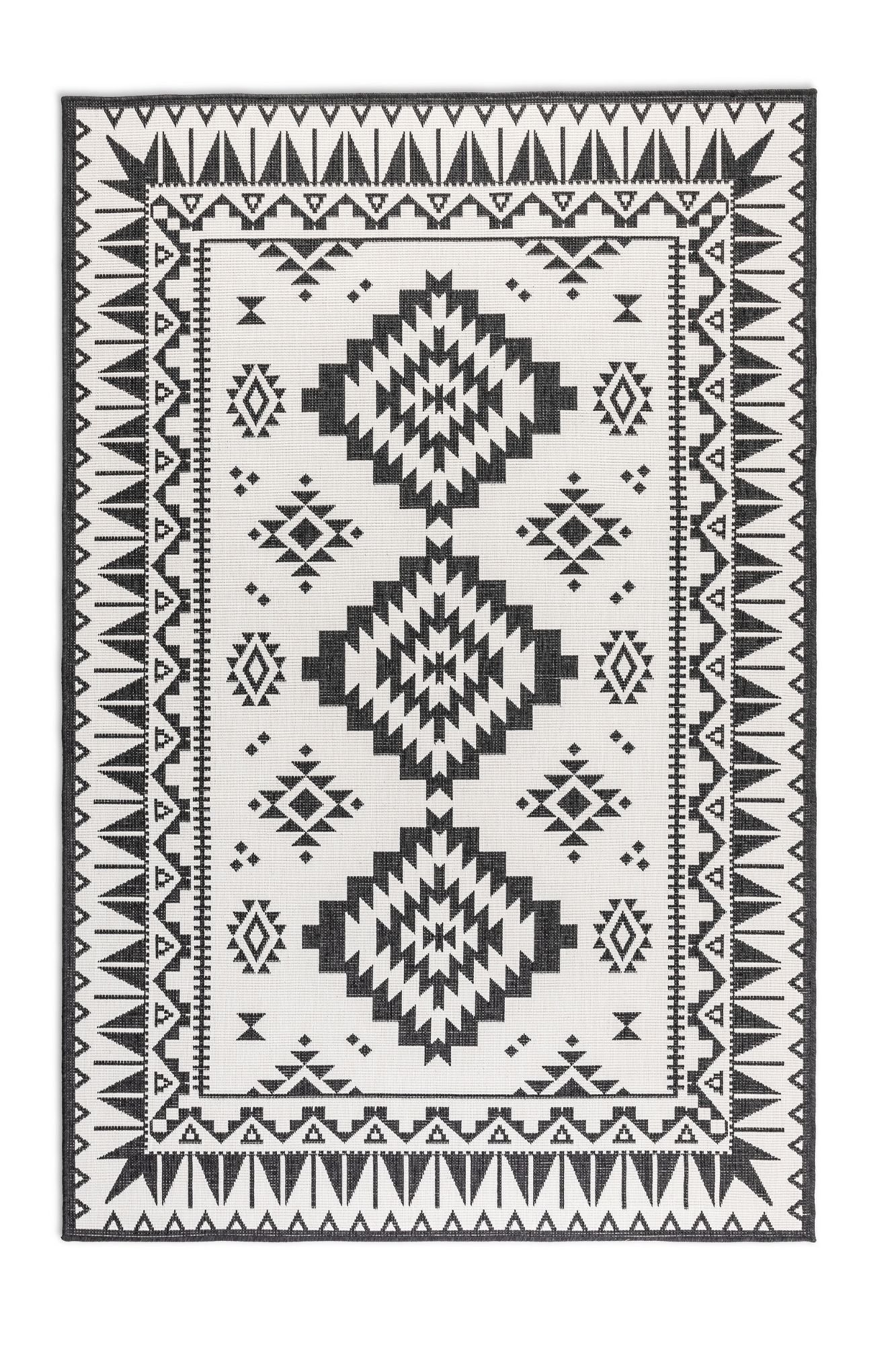 TVÅ - VÄNDBAR MATTA SVART - 106019