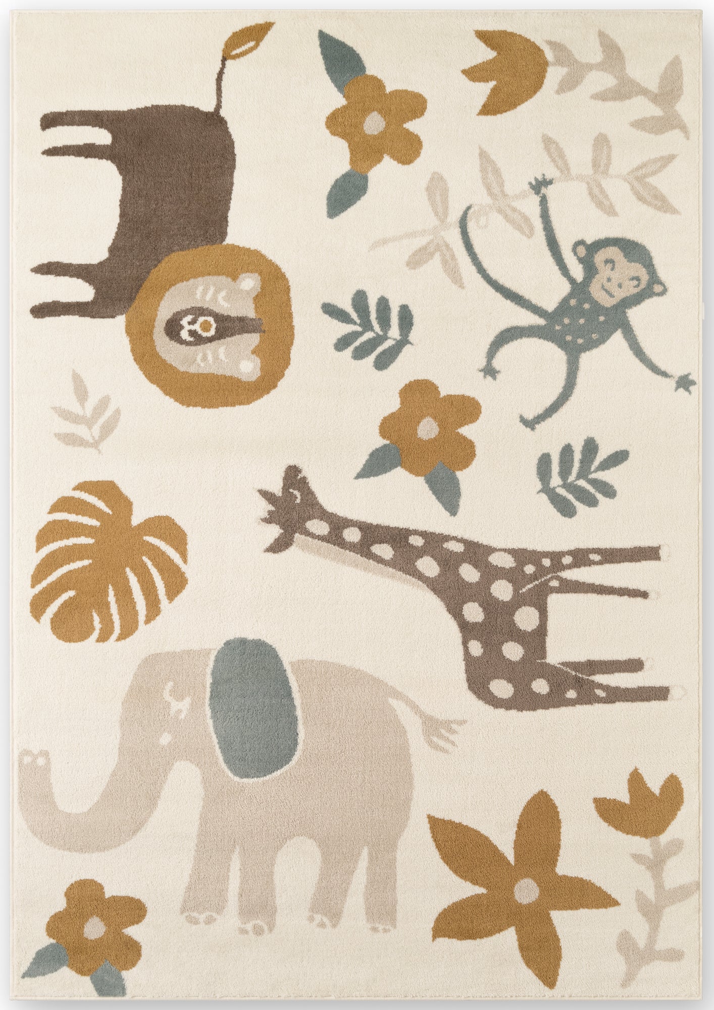 ÄVENTYRSMATETT SAFARI, CRÈME-MULTI 106213