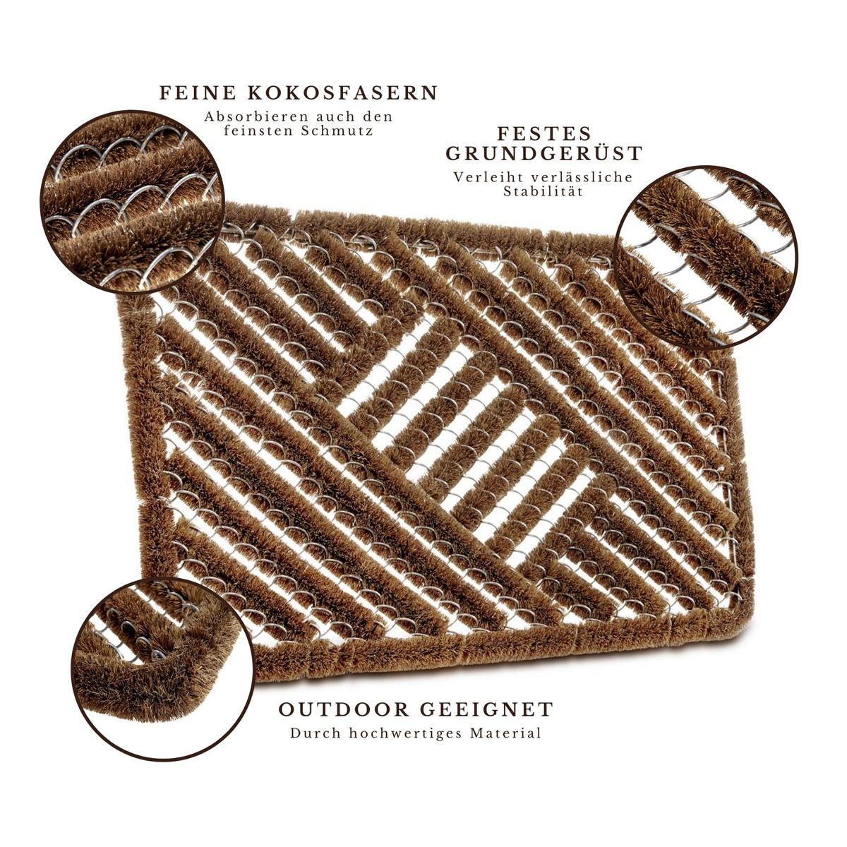 KOKOSBORSTE-SKRAPAMATTA, 106034 NATURLIG