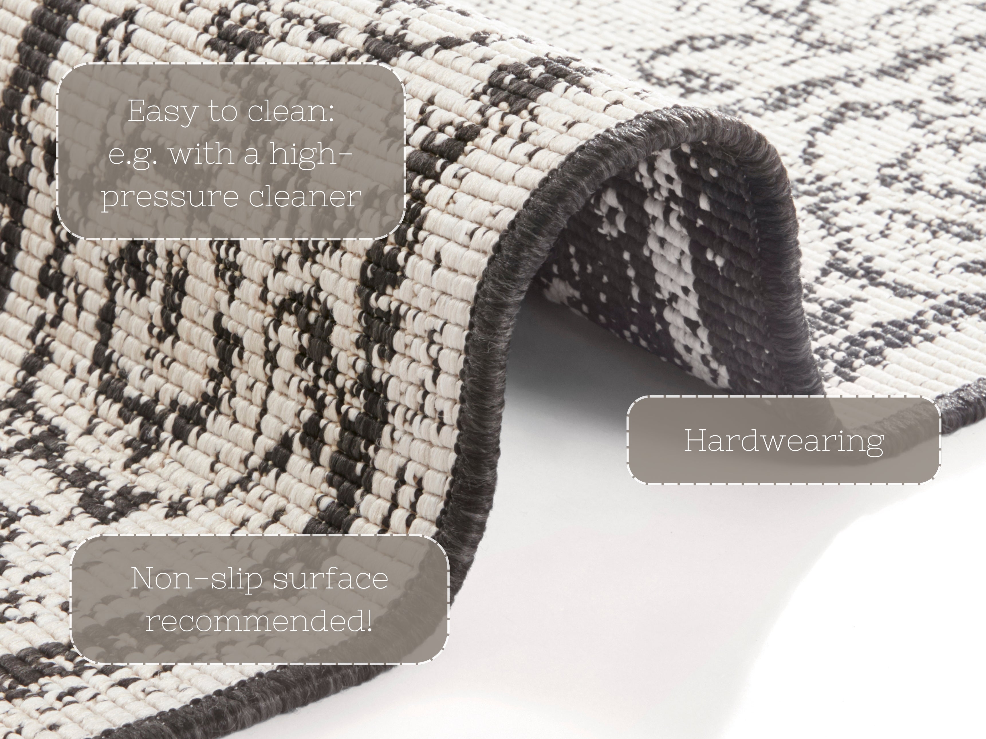 TWIN SUPREME MATTA, SVART-KRÄMFÄRGAD 103868