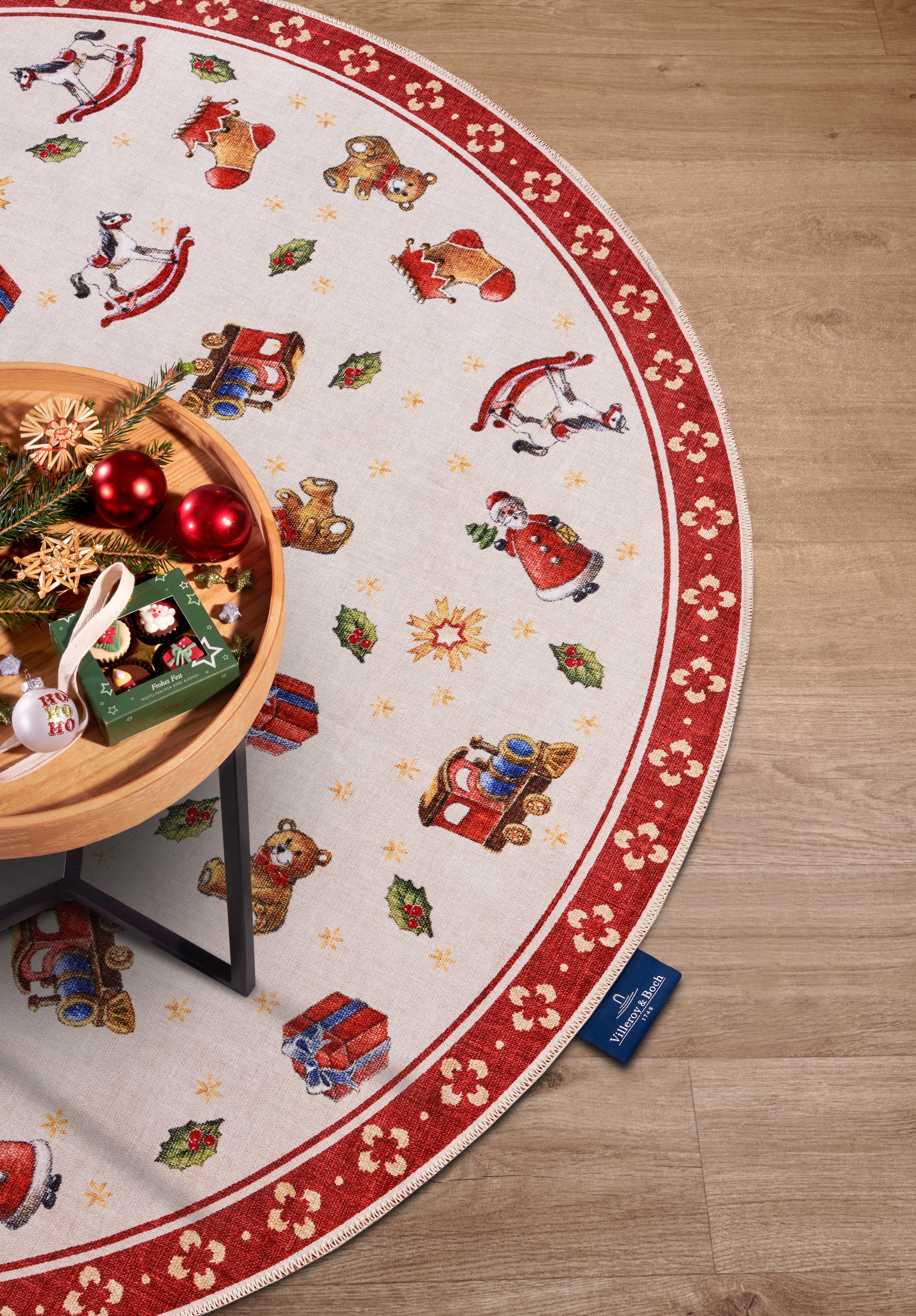 VILLEROY &amp; BOCH TOY'S DELIGHT JULMATTA, RÖD-MULTI