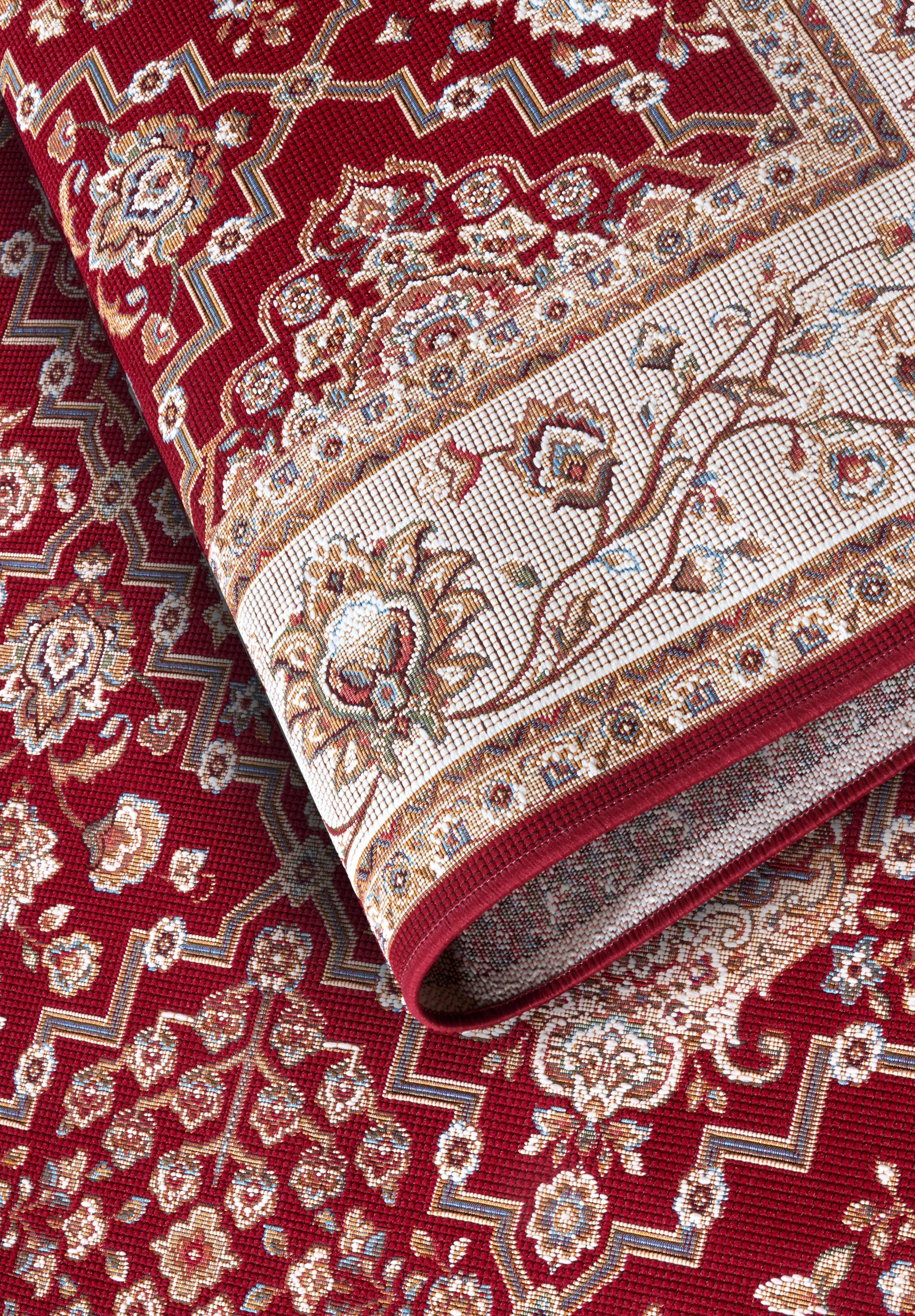 VILLEROY &amp; BOCH 106057 - INOMHUS- OCH UTOMHUSMATTA, PIERRE RÖD-KRÄMFÄRGAD