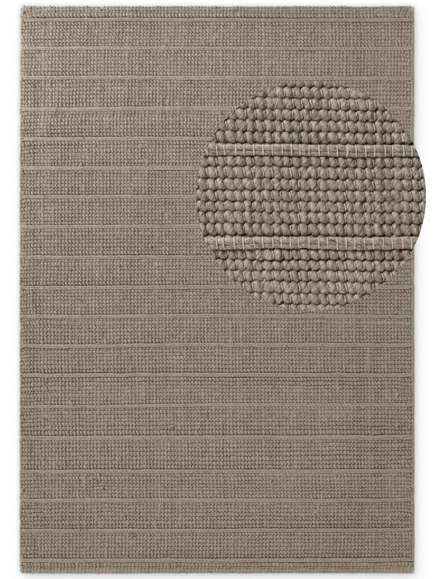 TED BAKER CAMDEN ULLFILT PARKER, NATURGRÅ