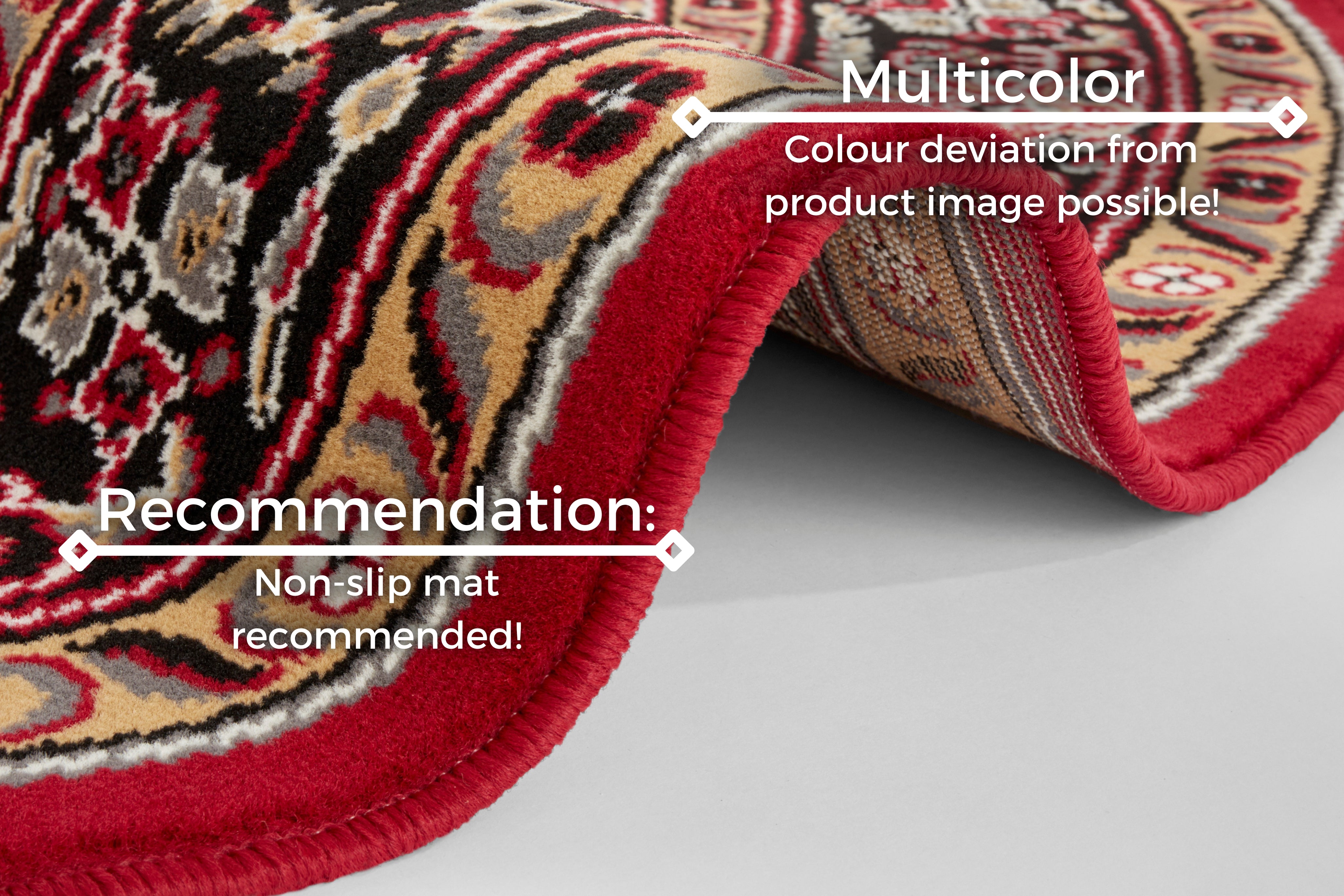 HANSE HOME MIRKAN MATTA, RÖD 104095