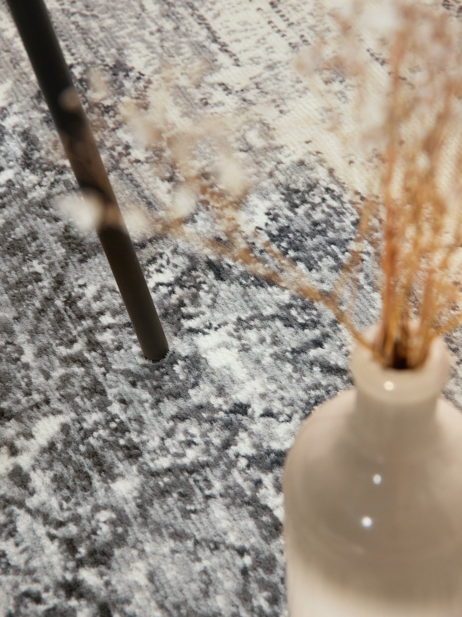 FLORIA RUND MATTA - KRÄMGRÅ 106254