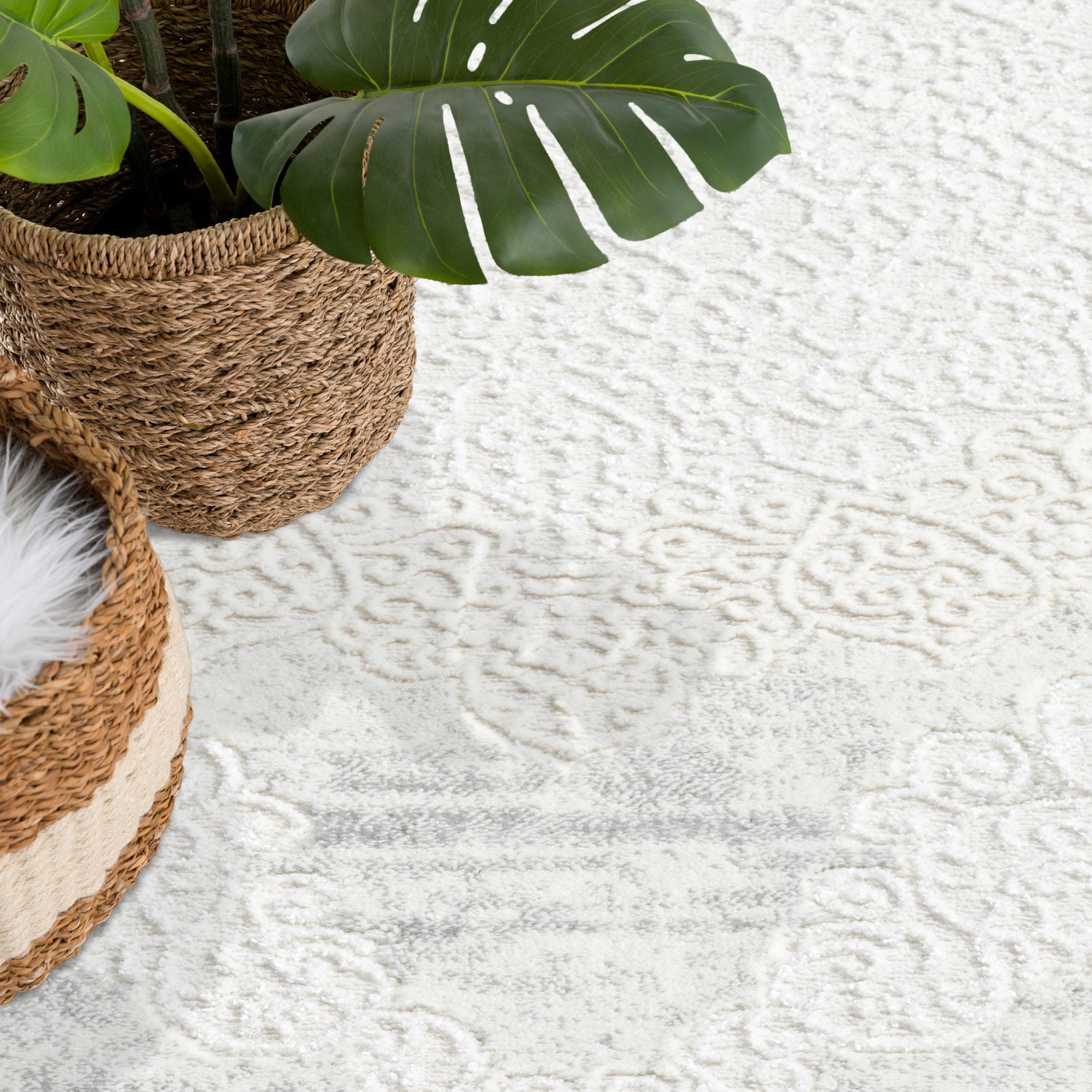 ANTIK MODERN MATTA, GRÅ 209