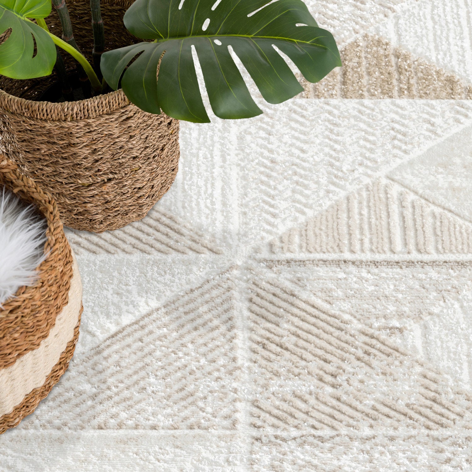 ANTIK MODERN MATTA, KRÄMFÄRGAD 231