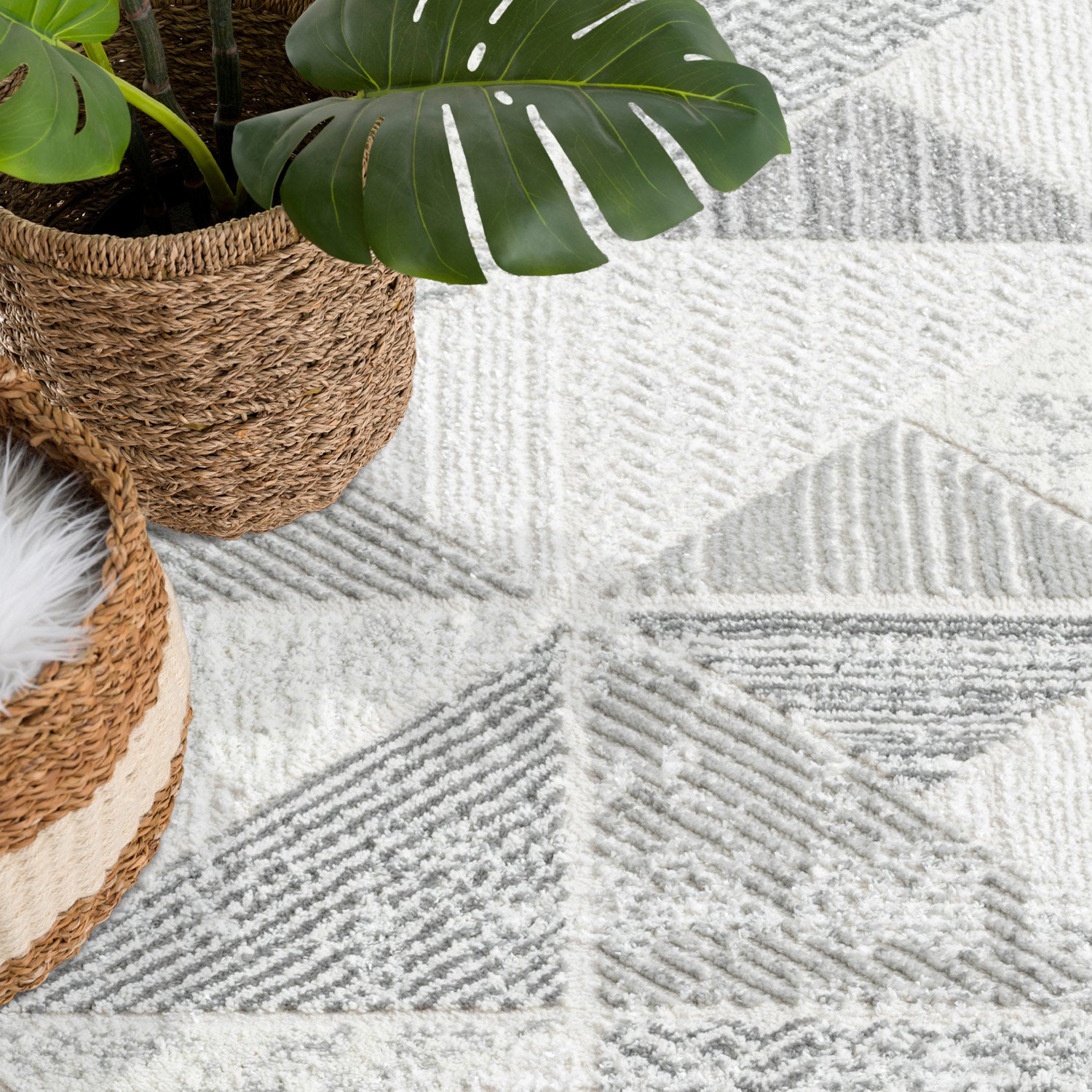 ANTIK MODERN MATTA, GRÅ 231