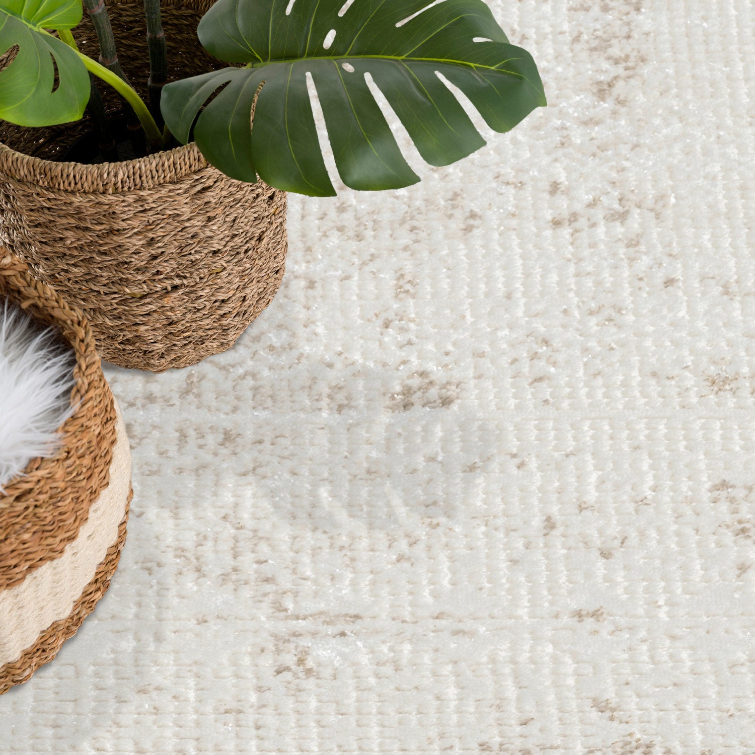 ANTIK MODERN MATTA, KRÄMFÄRGAD 232