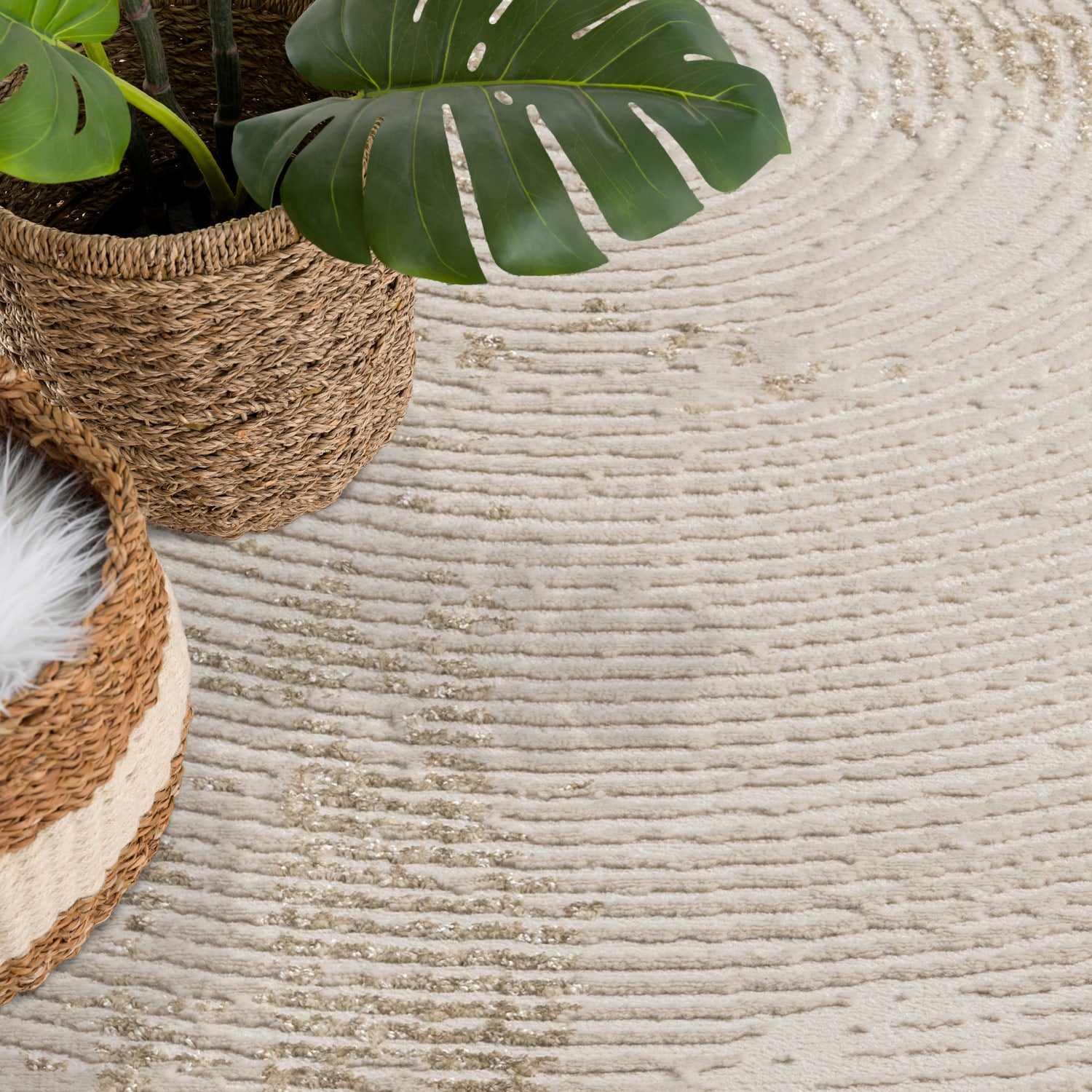 ANTIK MODERN MATTA, BEIGE 481