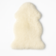 ÄKTA NYZEELANDSK LAMMSKINN, NATURLIG KRÄM