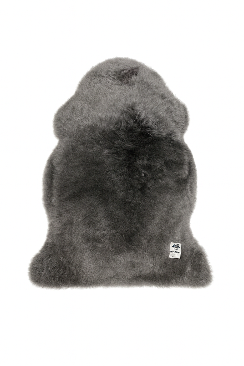 ÄKTA NYZEELANDSK LAMMSKINN, GRÅTT