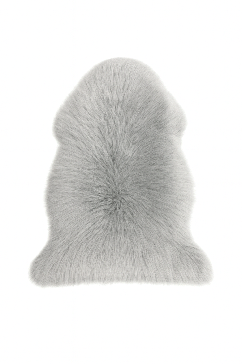 ÄKTA NYZEELANDSK LAMMSKINN, LJUSGRÅTT