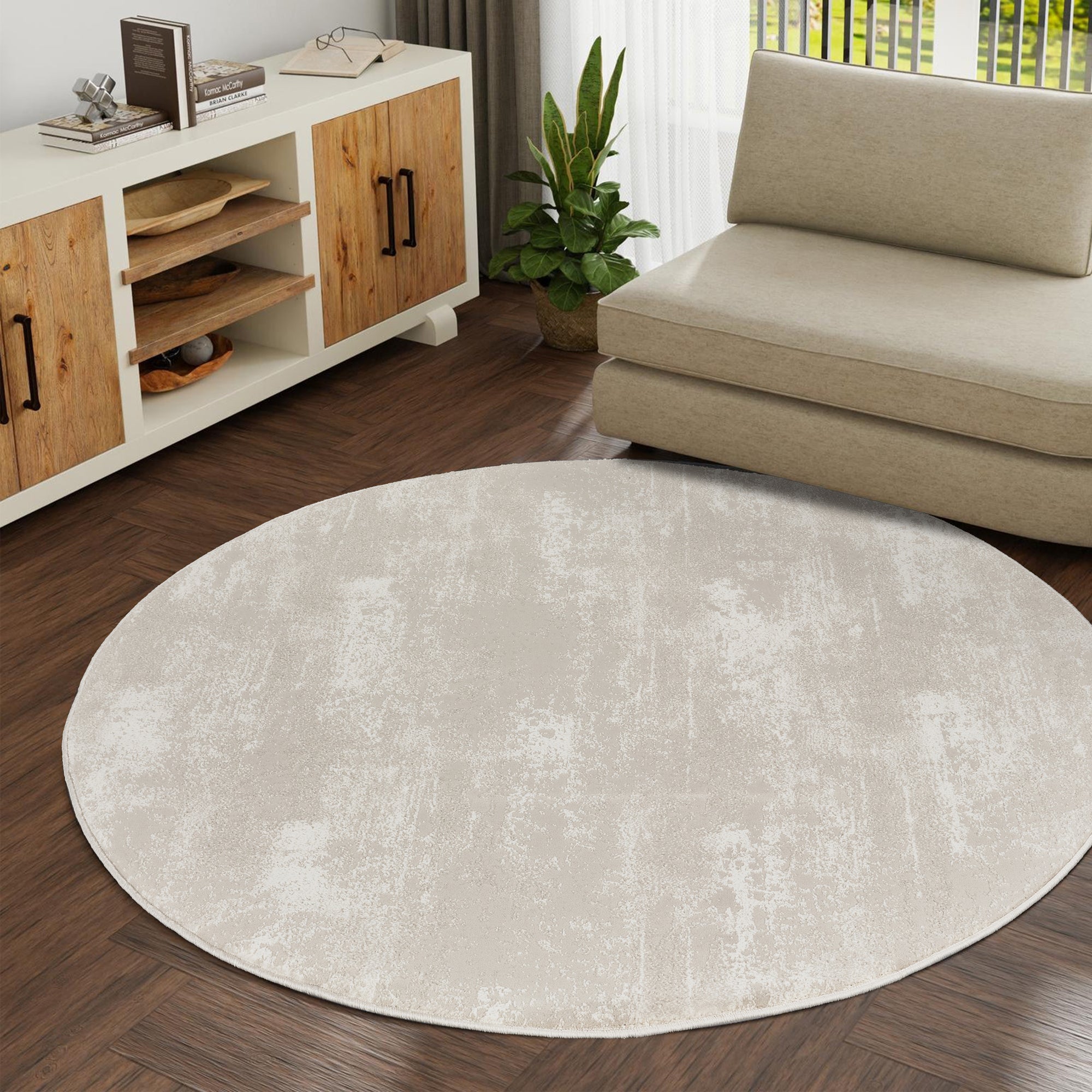 Renässansmodern matta, 100 beige