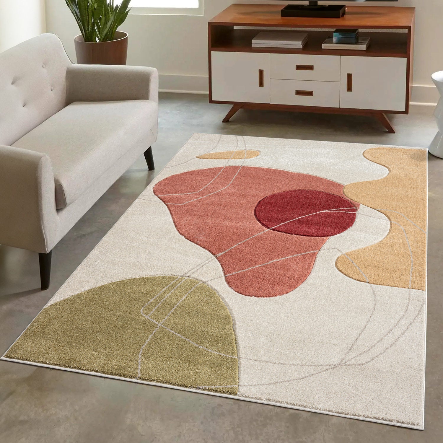 MODERN CARPET BONANZA, 7158 MULTI