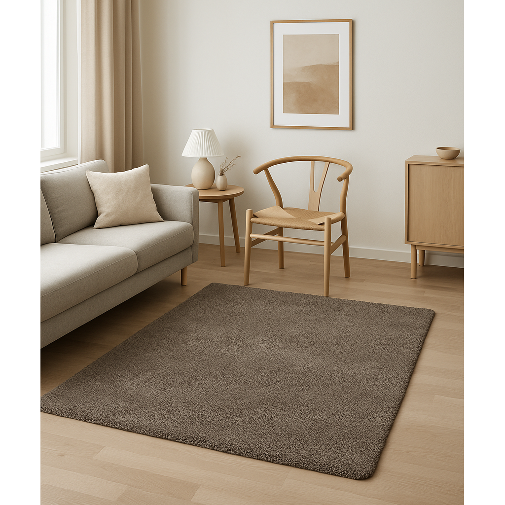 NORDISK MJUK MODERN KORTLUG MATTA/MATTA/RUGGER, 78 TAUPE/ 349 DKK/M