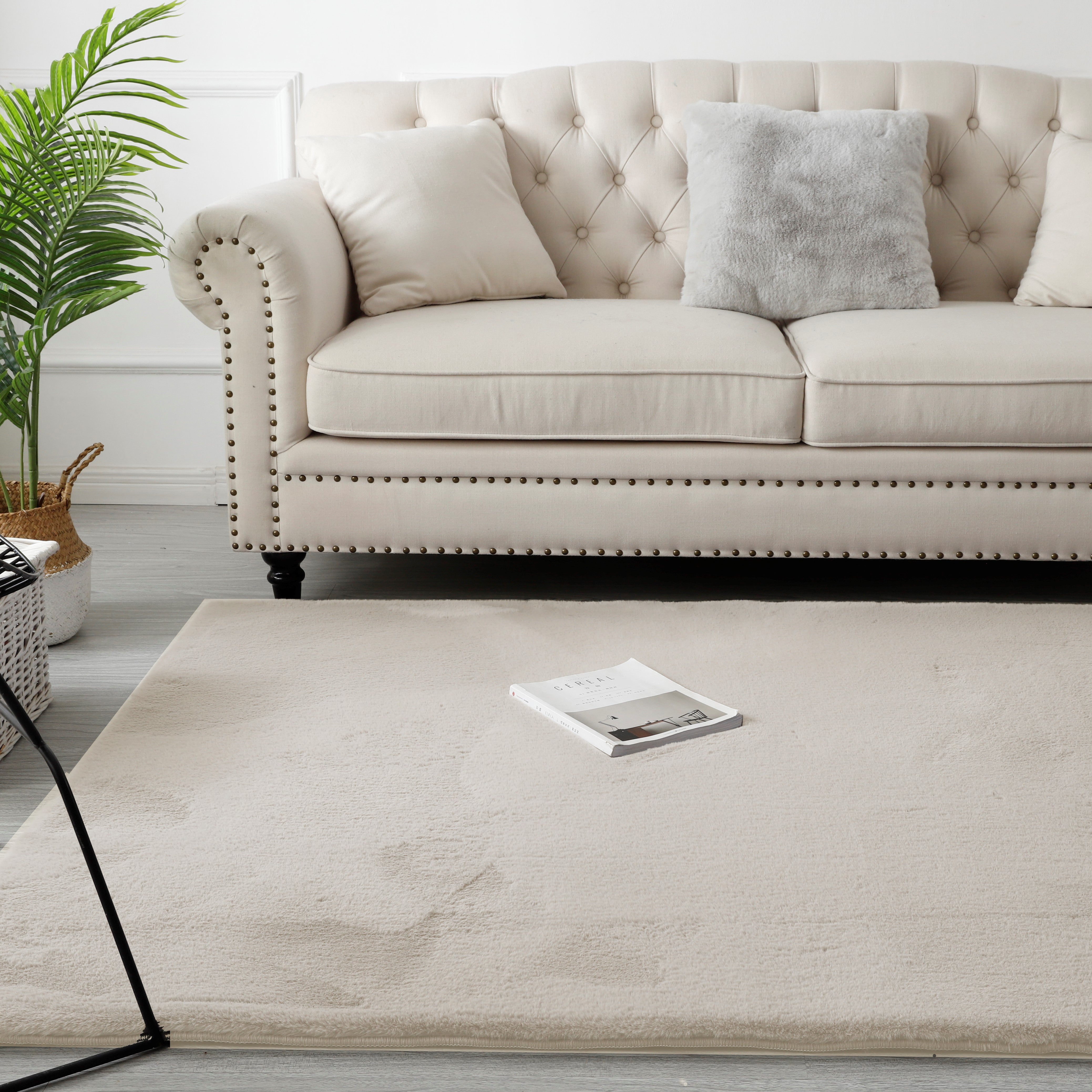 MJUK, ENKEL PÄLSFILT, 700 LJUSBEIGE