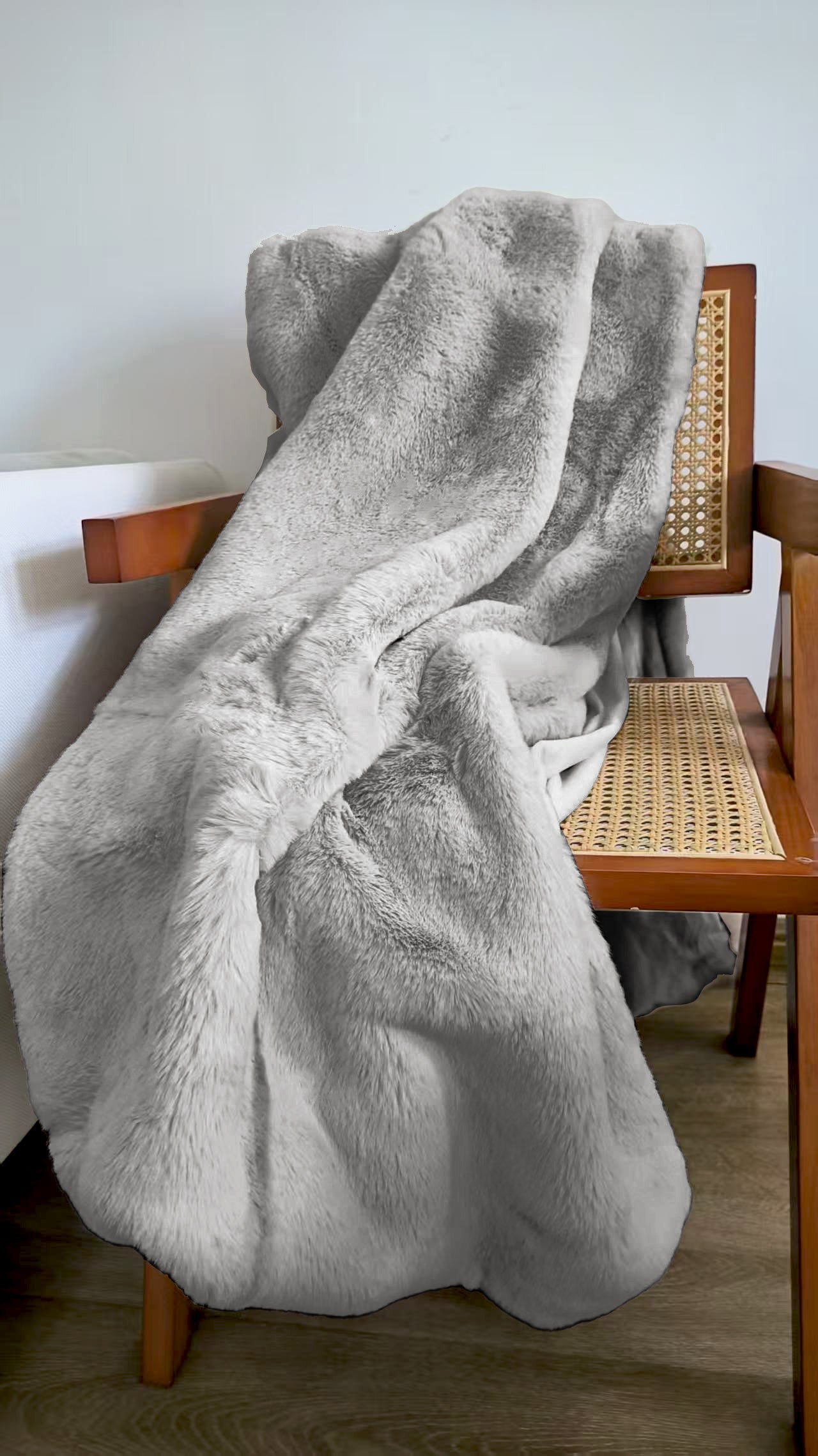 MJUK PÄLSRUTA, GRÅ