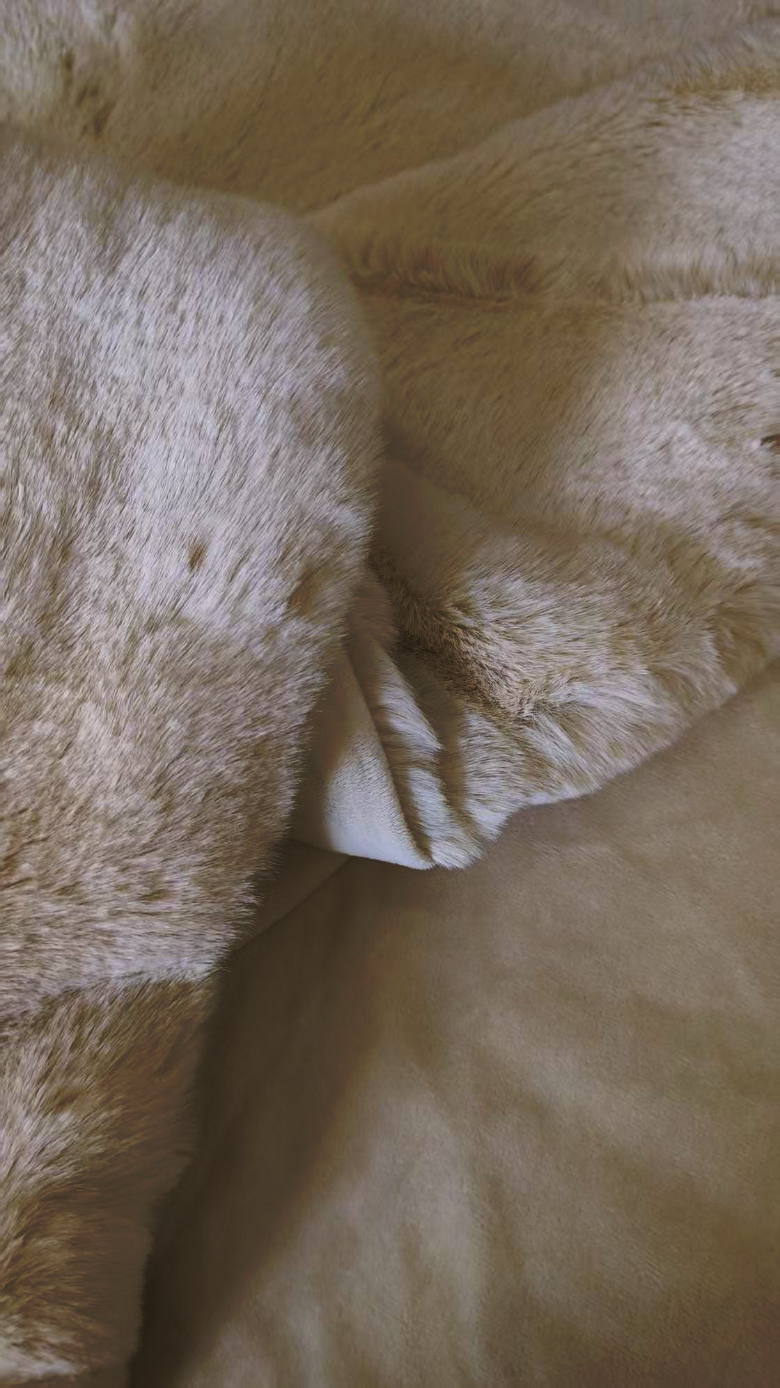 MJUK PÄLSRUTA, TAUPE