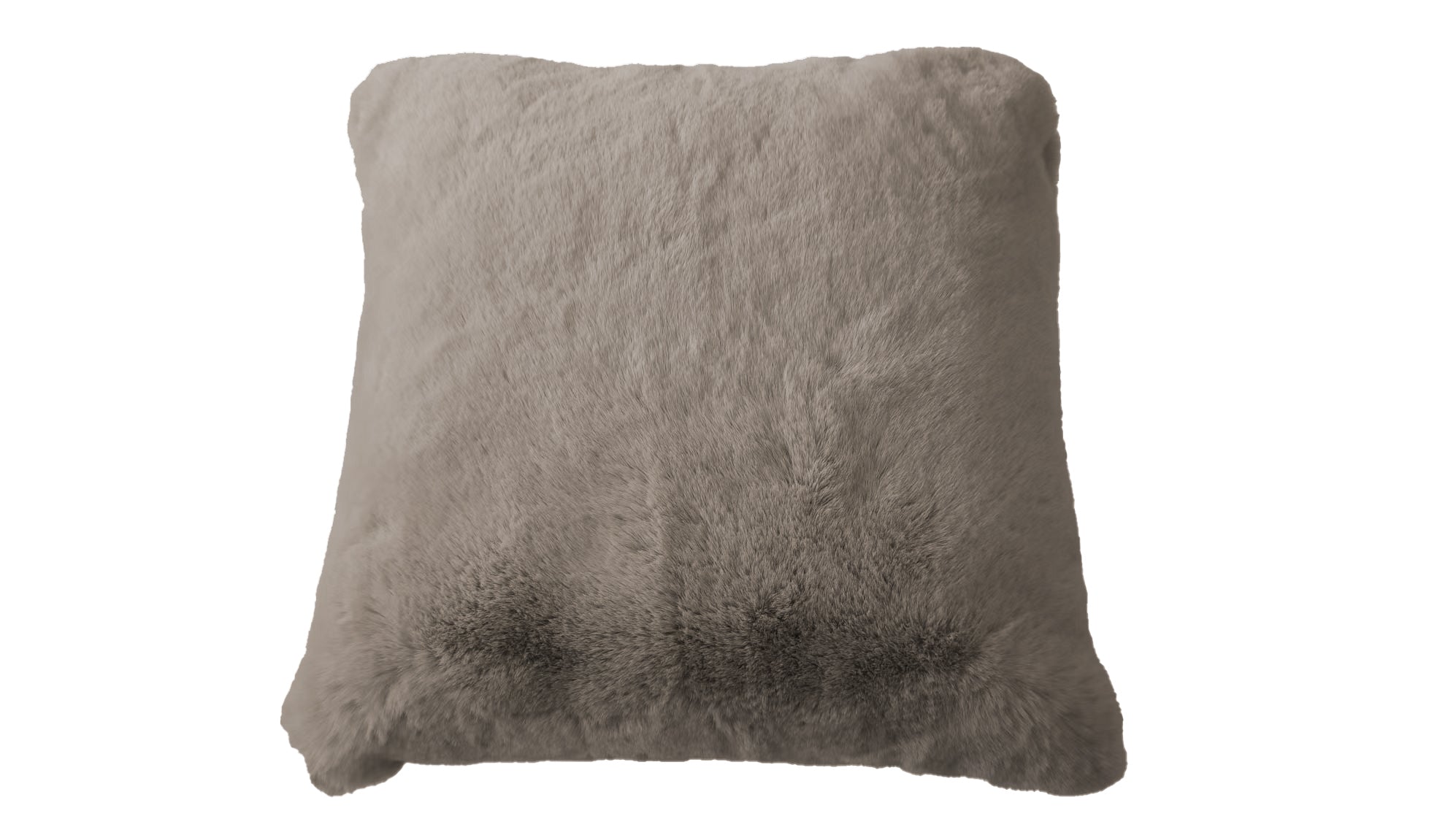 Mjukt pälsfodral, taupe