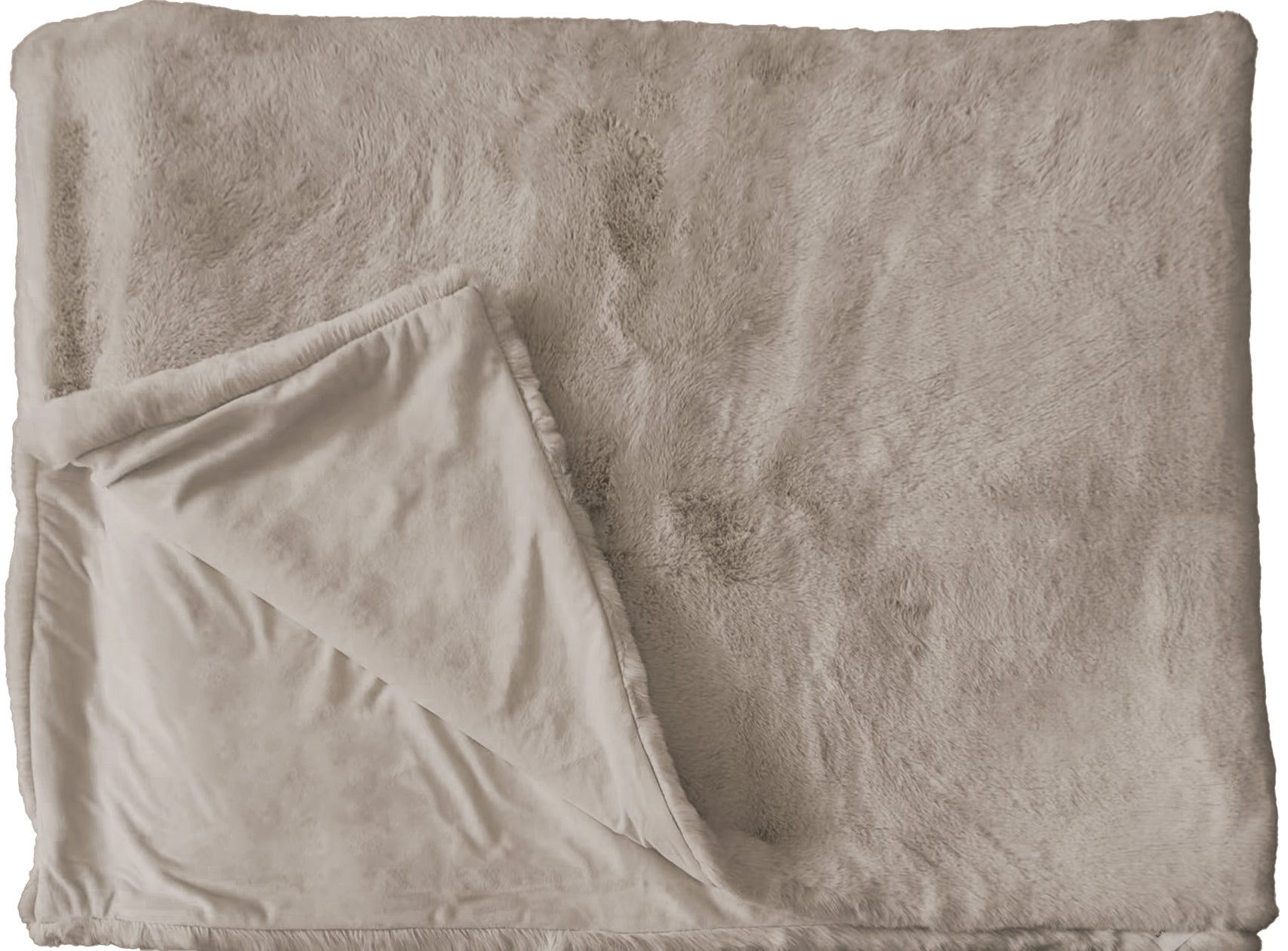 MJUK PÄLSRUTA, TAUPE