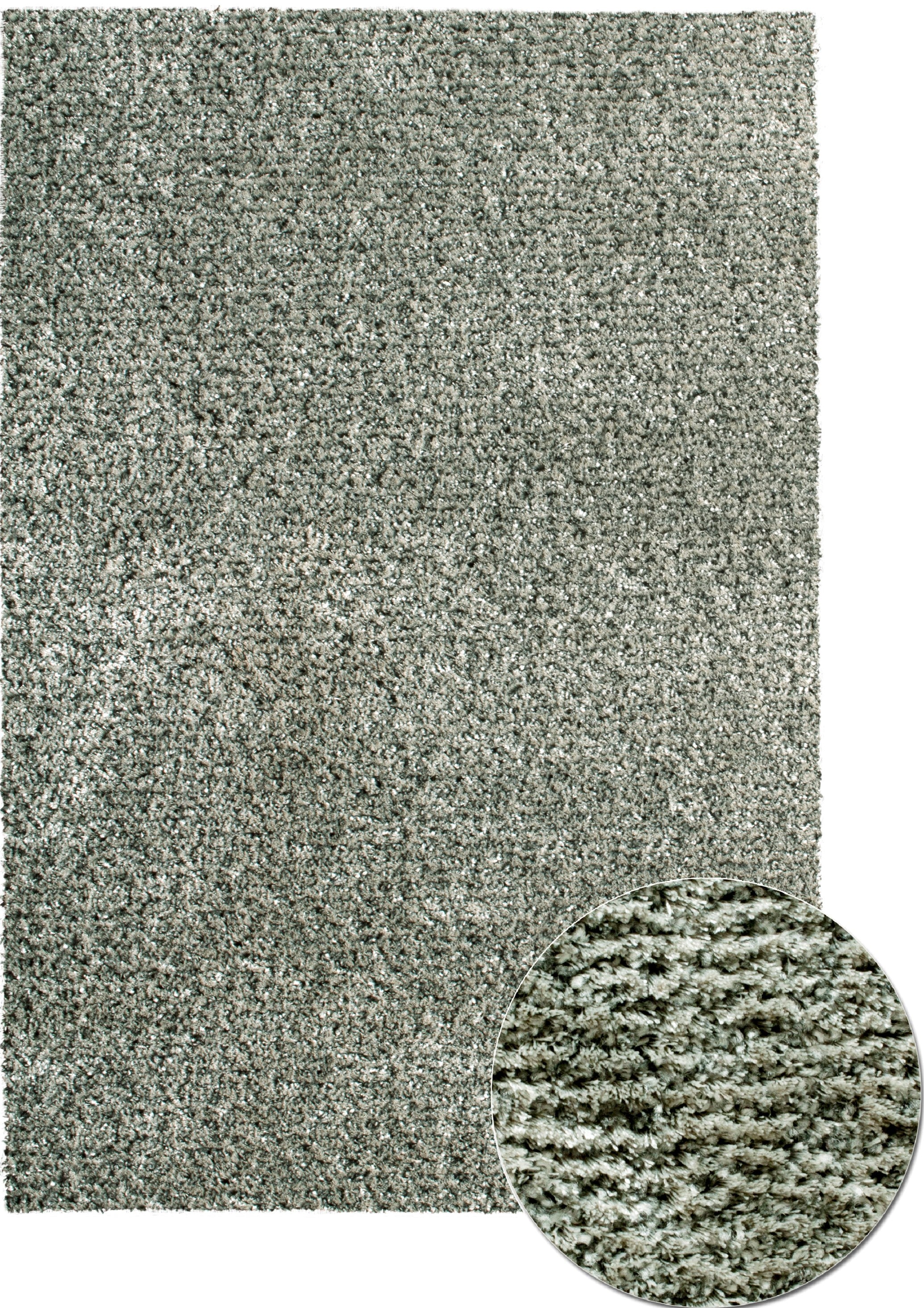 Sunset Shaggy Matta, 4656 Grå 