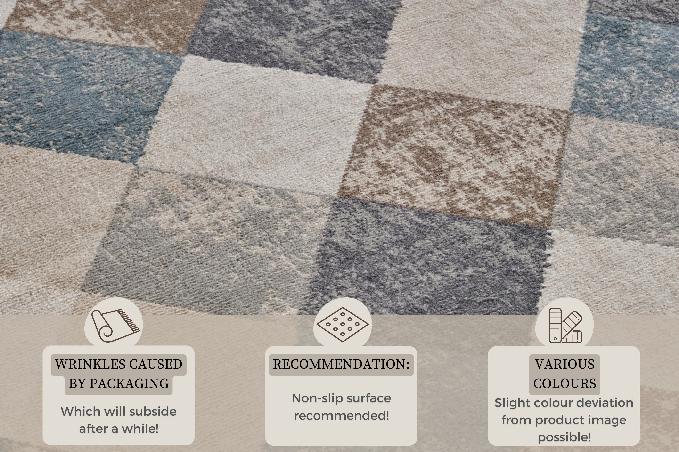 TERRÄNGMATTA, KRÄMFÄRGAD 105598