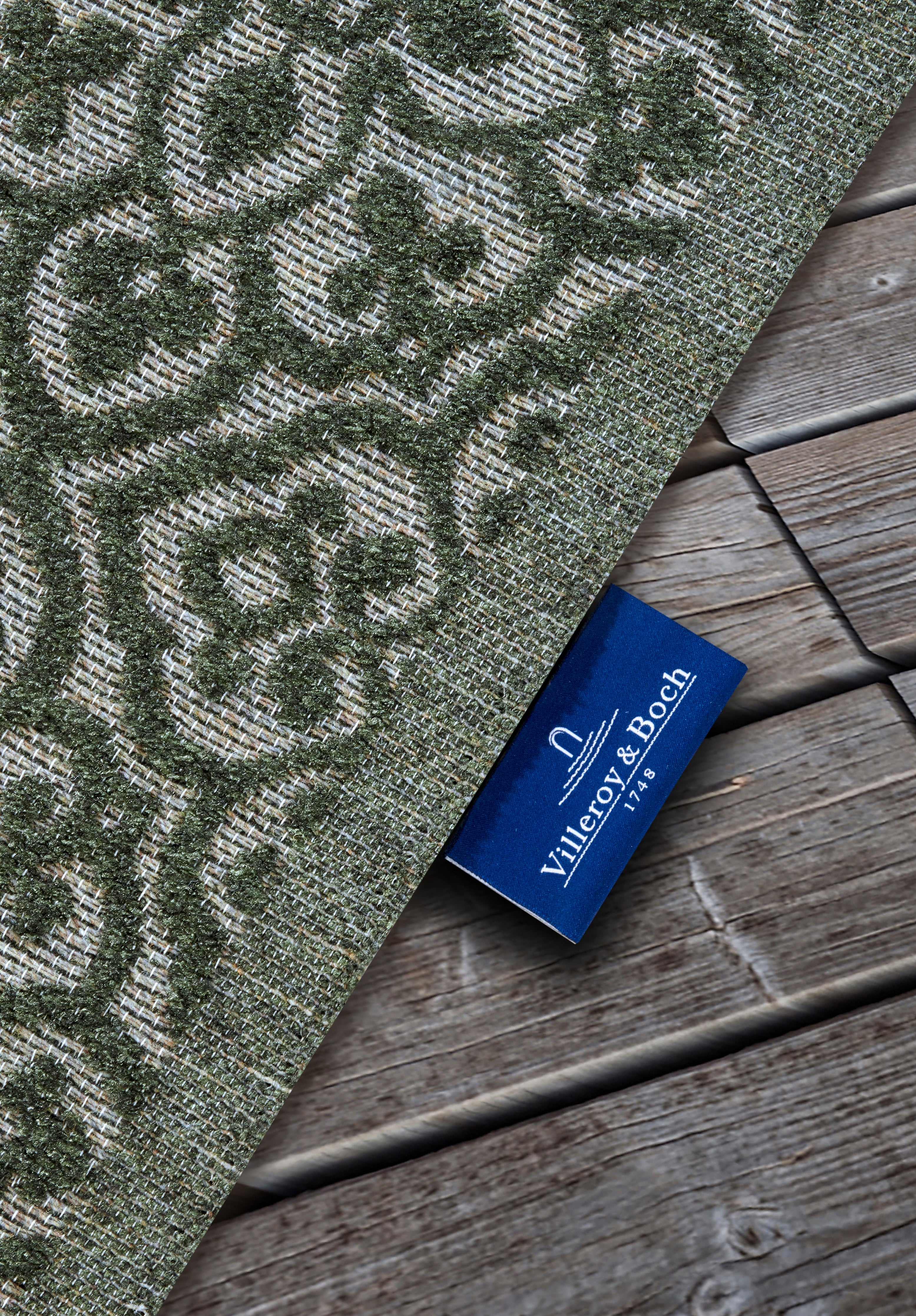 VILLEROY &amp; BOCH 106158 INOMHUS- OCH UTOMHUSMATTA JULIE, DJUNGELGRÖN