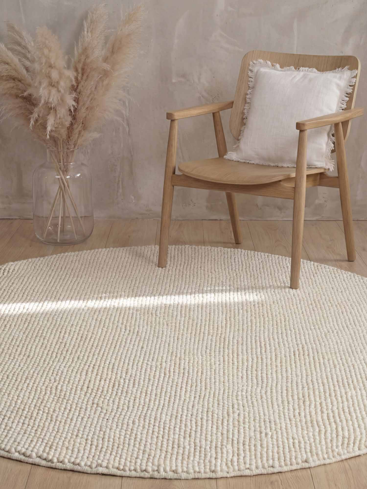 TED BAKER RICHMOND ULDTÆPPE DIANA, NATURLIG HVID