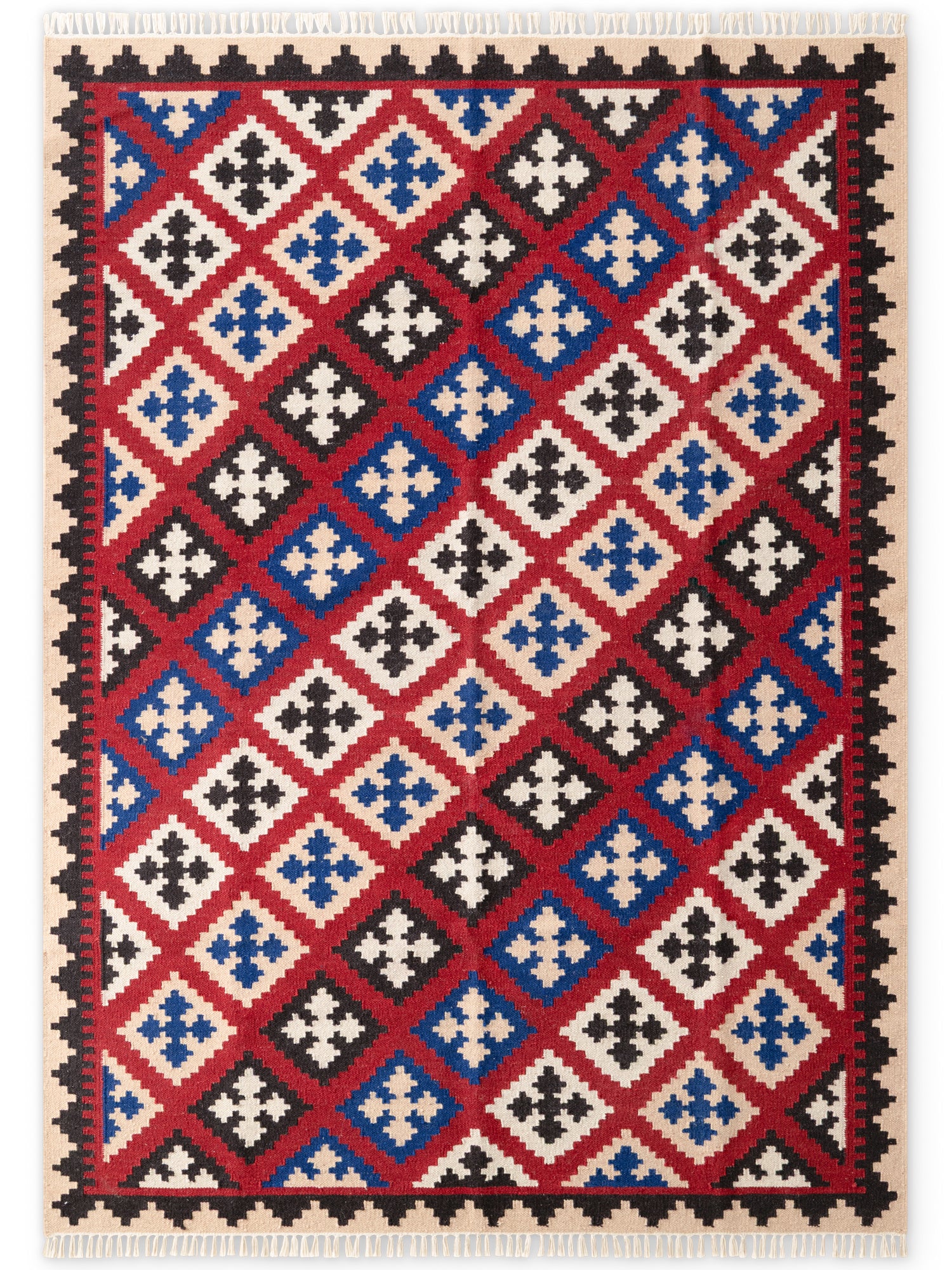 HANSE HOME KAMAL - AFGHAN KELIM MATTA, 106241 CREAM-MULTI