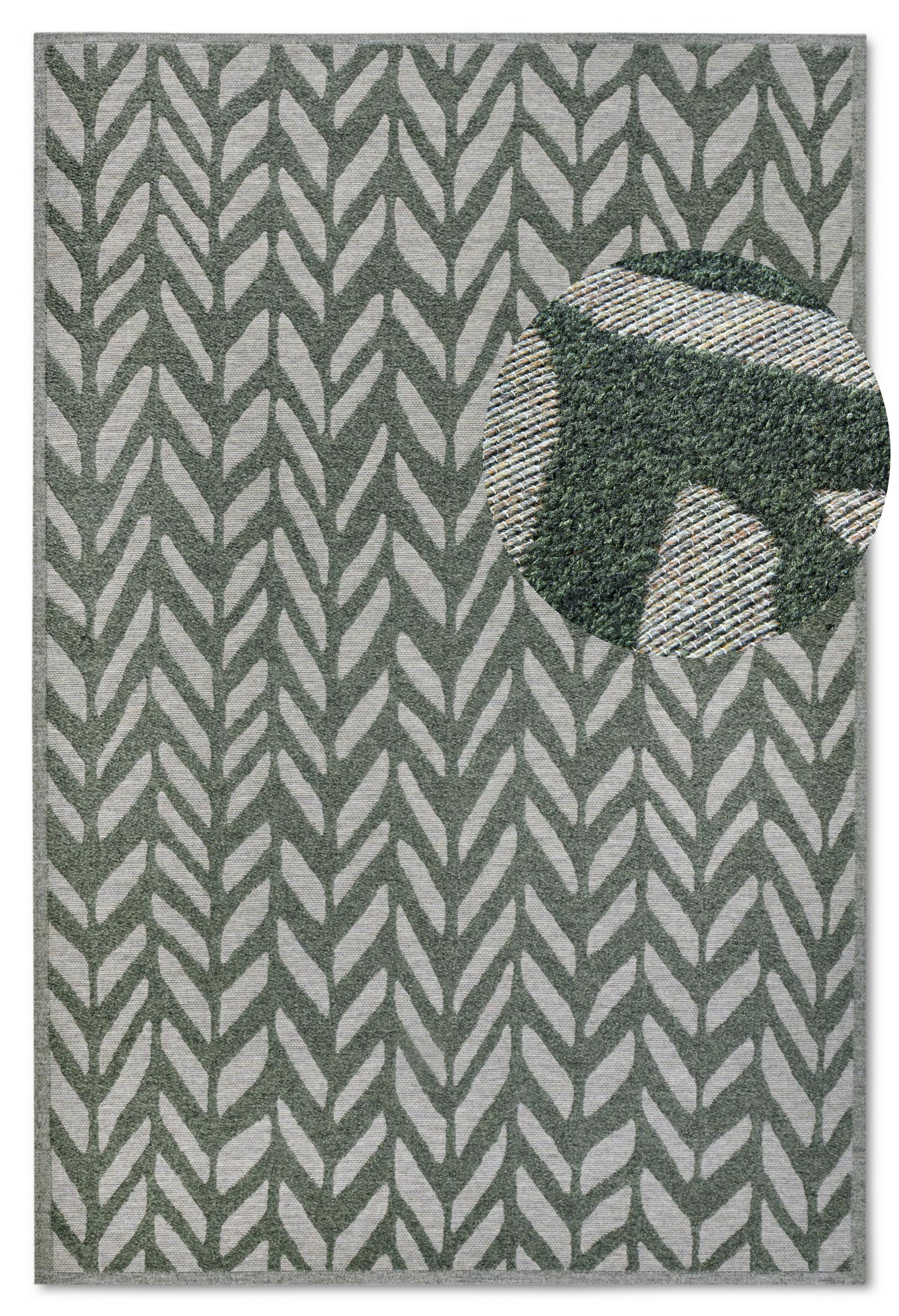 VILLEROY &amp; BOCH 106157 INOMHUS- OCH UTOMHUSMATTA, GEORGETTE JUNGLE GREEN