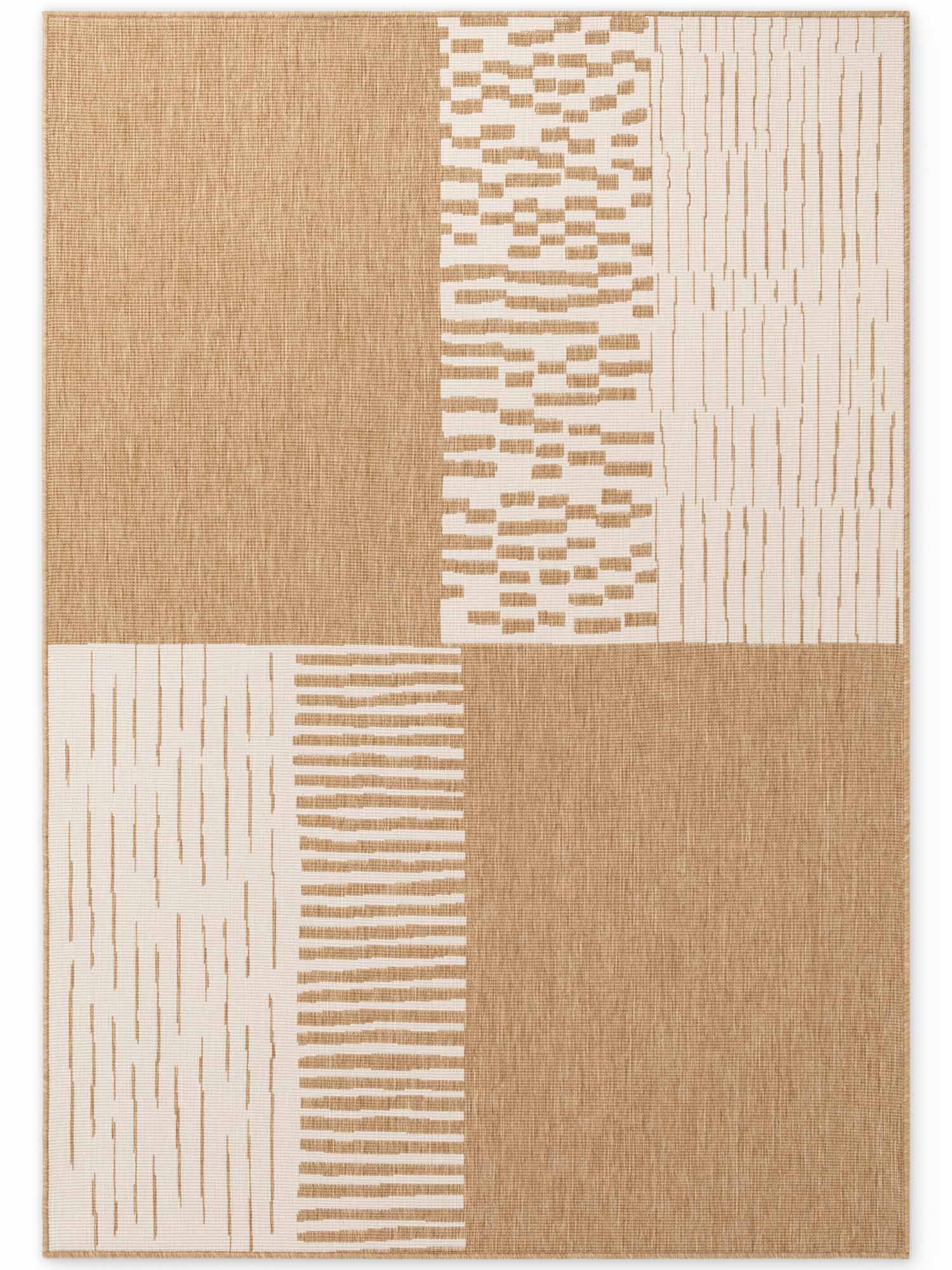 TED BAKER HARINGEY PLATTVÄVD MATTA, AKACIJUTE-VIT