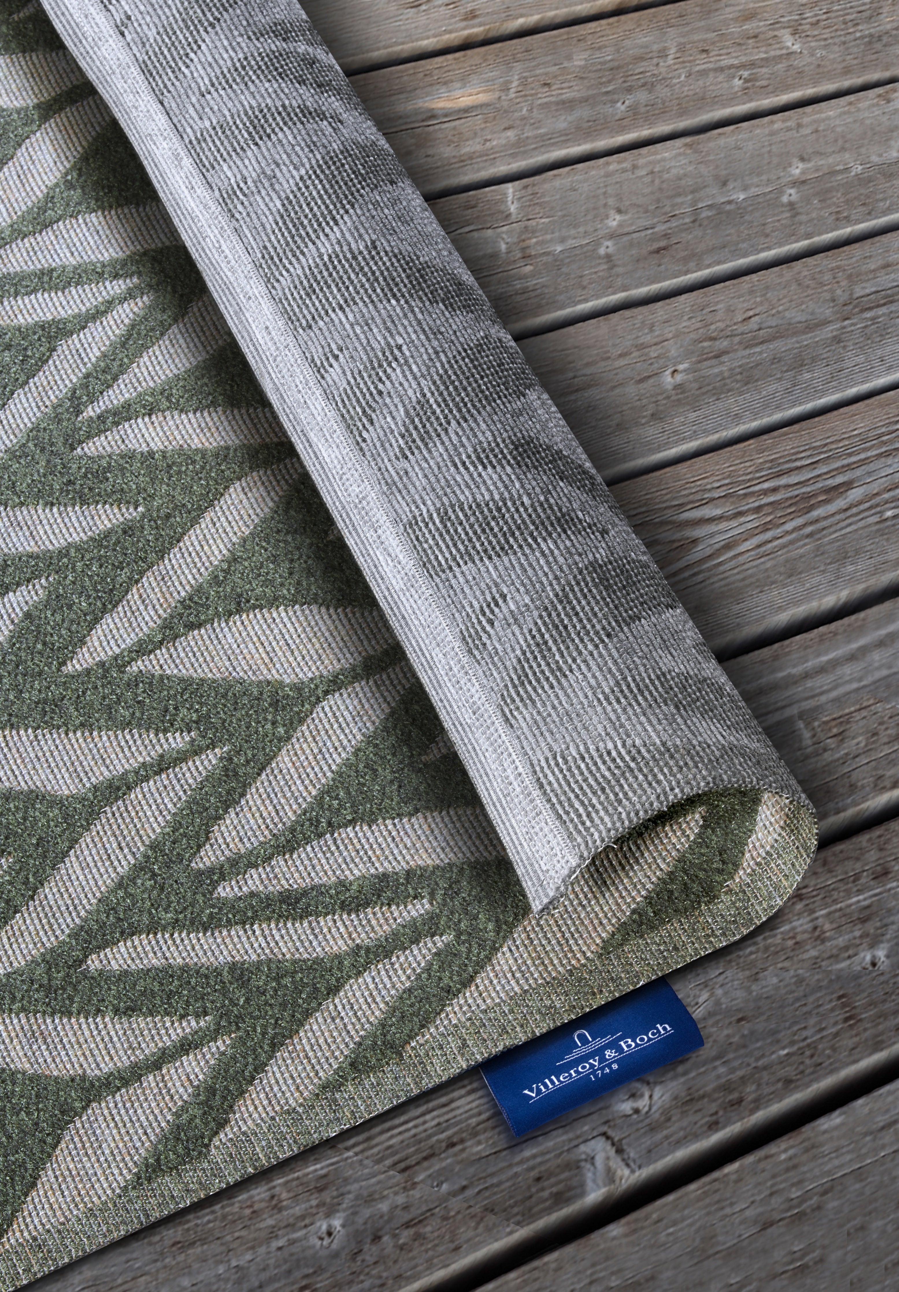 VILLEROY &amp; BOCH 106157 INOMHUS- OCH UTOMHUSMATTA, GEORGETTE JUNGLE GREEN