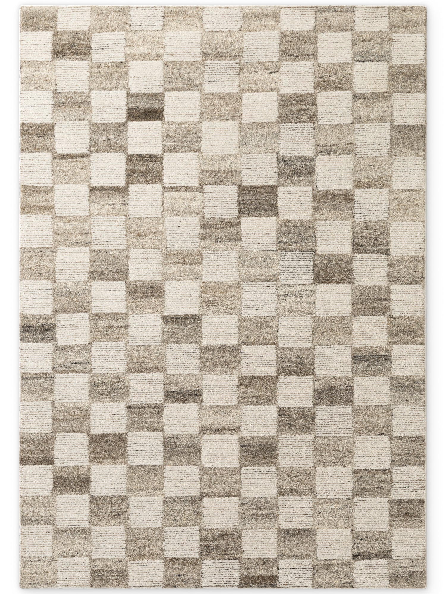 VIKOSA BOHO 1.0 ULLFILT QUADRA, NATURLIG KRÄMBRUN