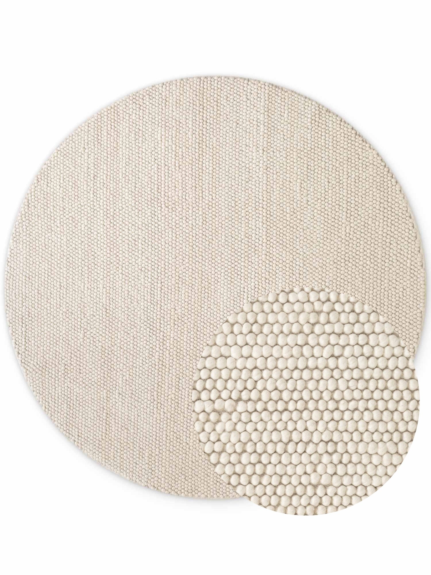 TED BAKER RICHMOND ULDTÆPPE DIANA, NATURLIG HVID