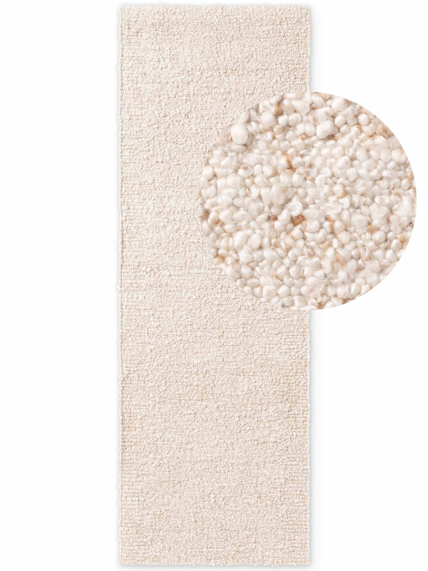 TED BAKER NOTTING HILL MJUK BOUCLE KORT LAGGIGT MATTA, PORTOBELLO CRÈME-BEIGE