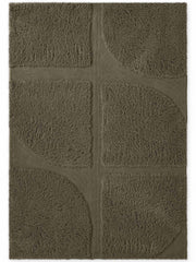 TED BAKER LAMBETH HØJLUVET TÆPPE JASPER, GRØN