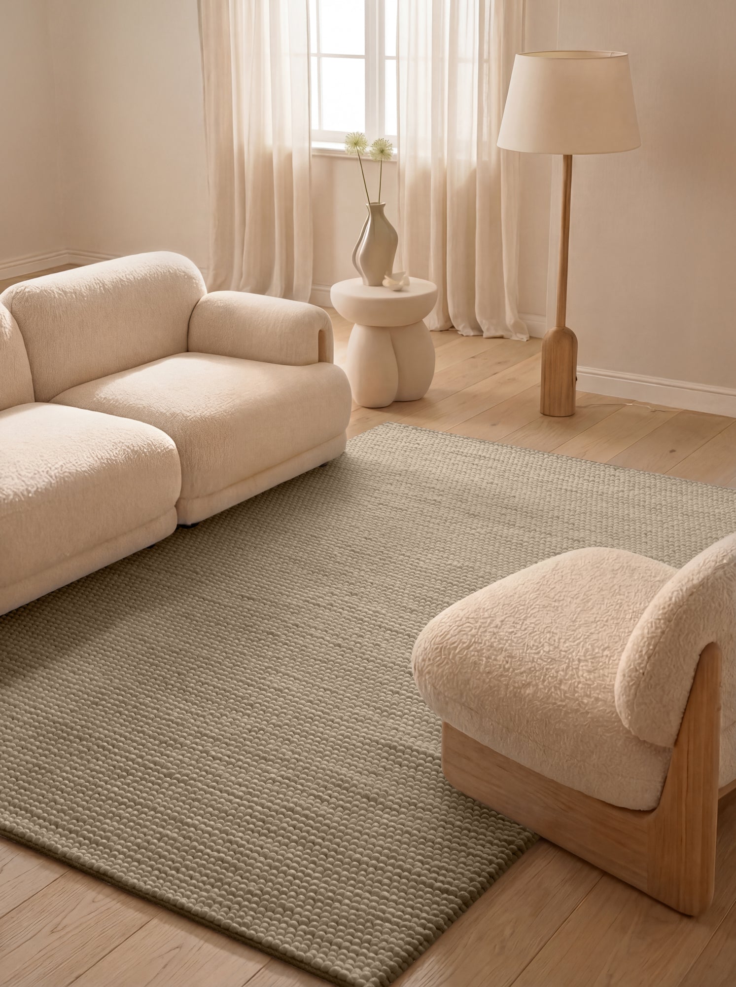 TED BAKER RICHMOND ULDTÆPPE DIANA, BEIGE