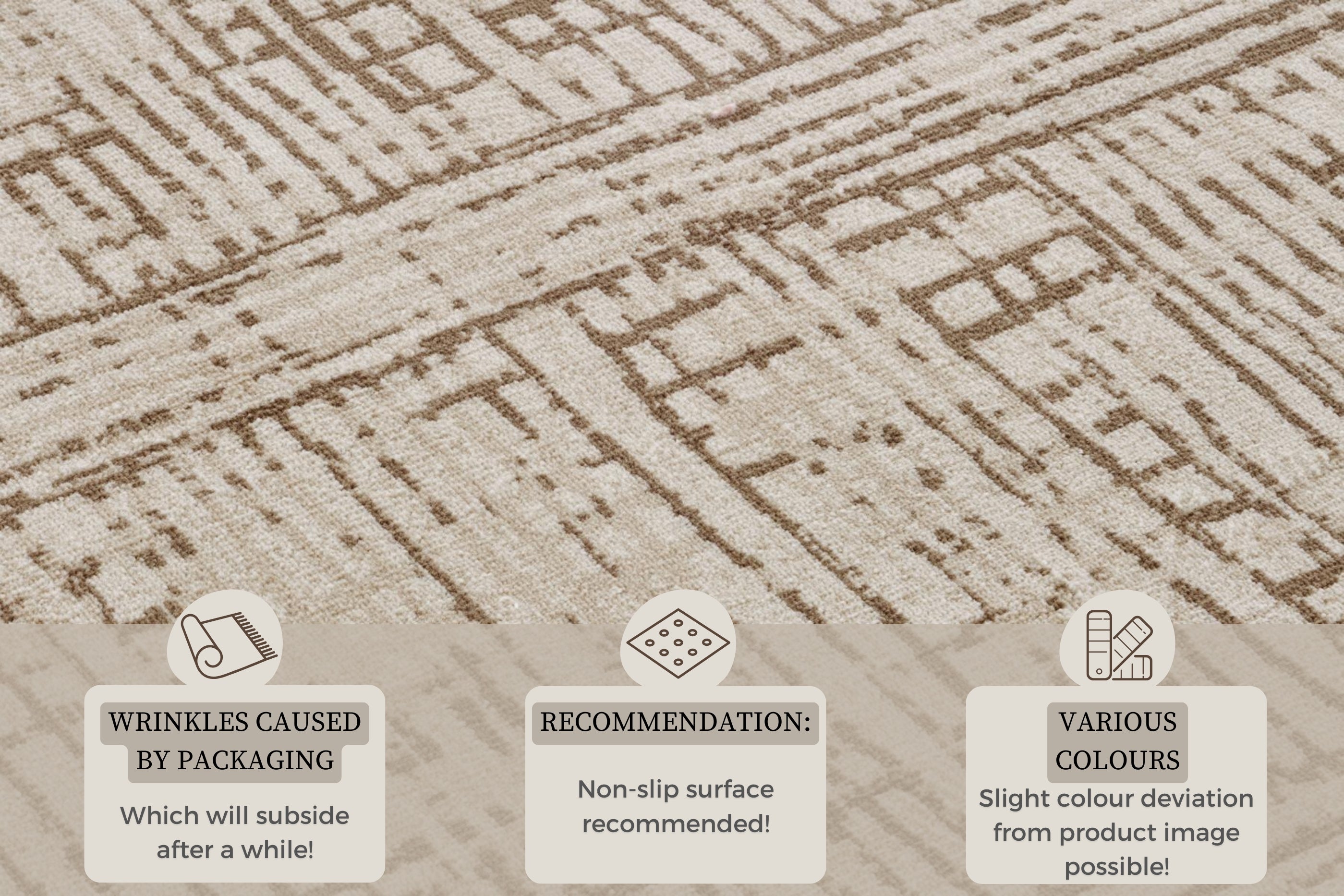 TERRÄNGMATTA, KRÄMBRUN 105603