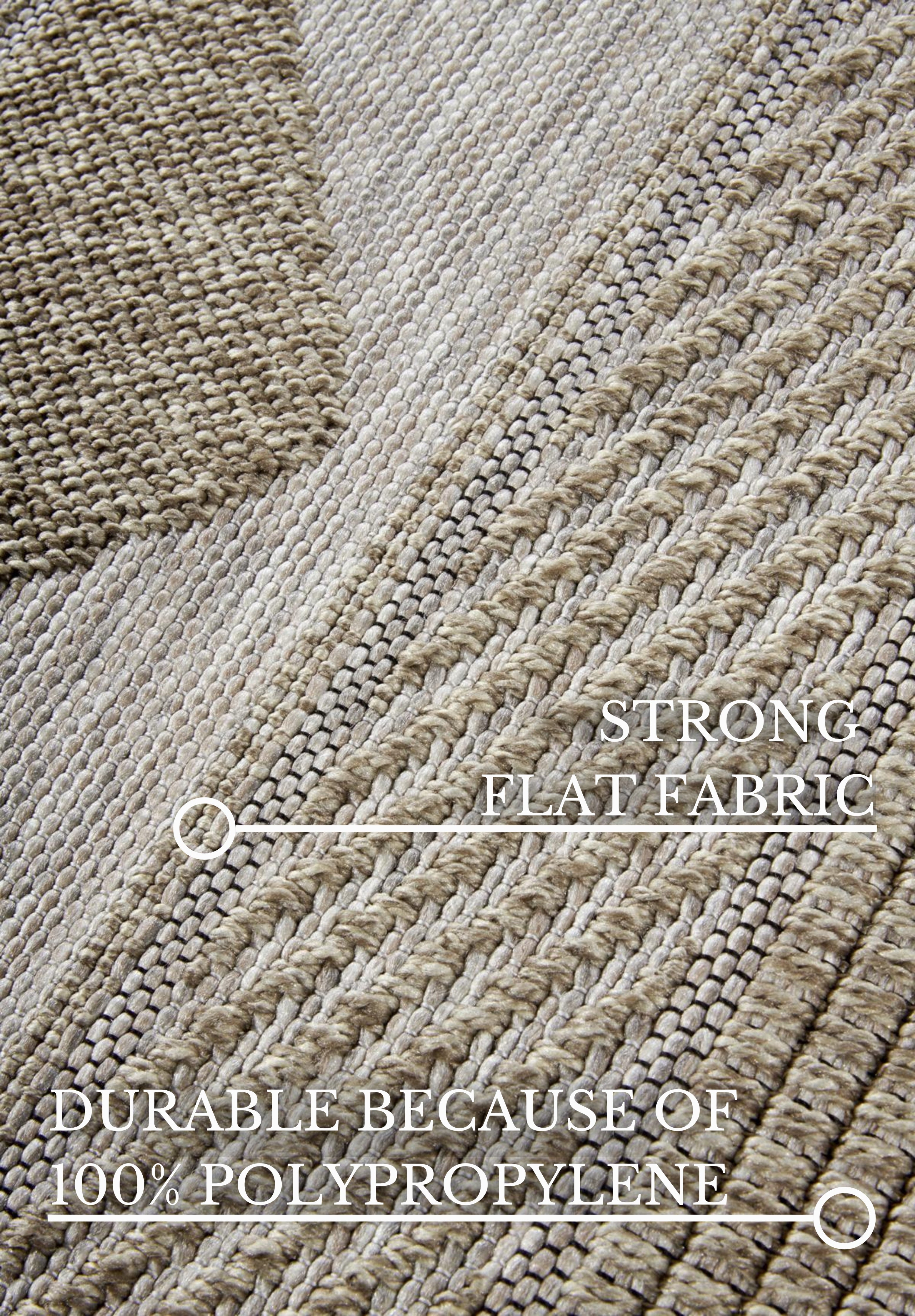 VILLEROY &amp; BOCH 106080 INOMHUS- OCH UTOMHUSMATTA ELISABETH, NATURBRUN