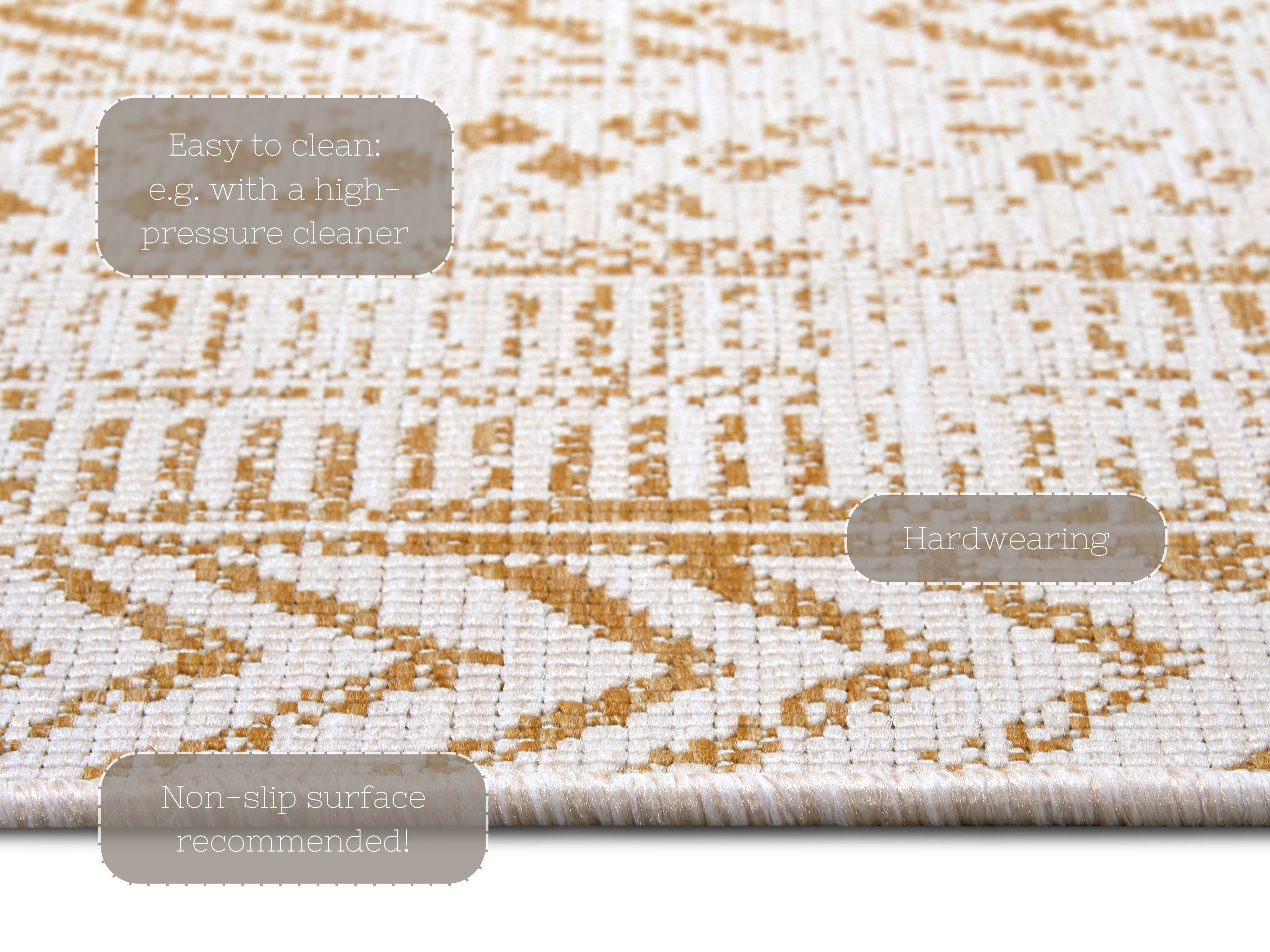 TVÅ SUPREME-MATTA, OCKER 105787