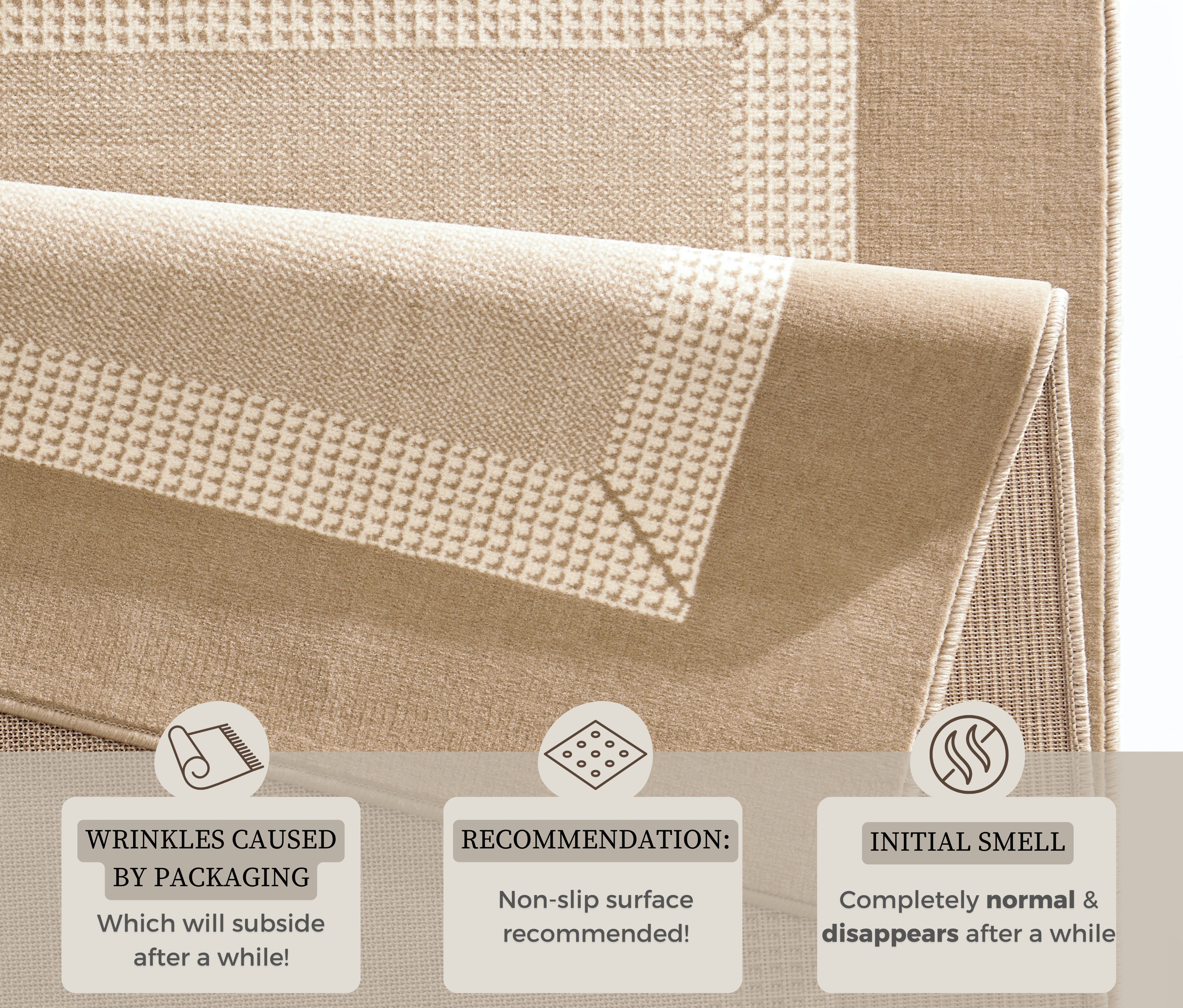 BASIC BANDMATTA, ELFENBEN 105490