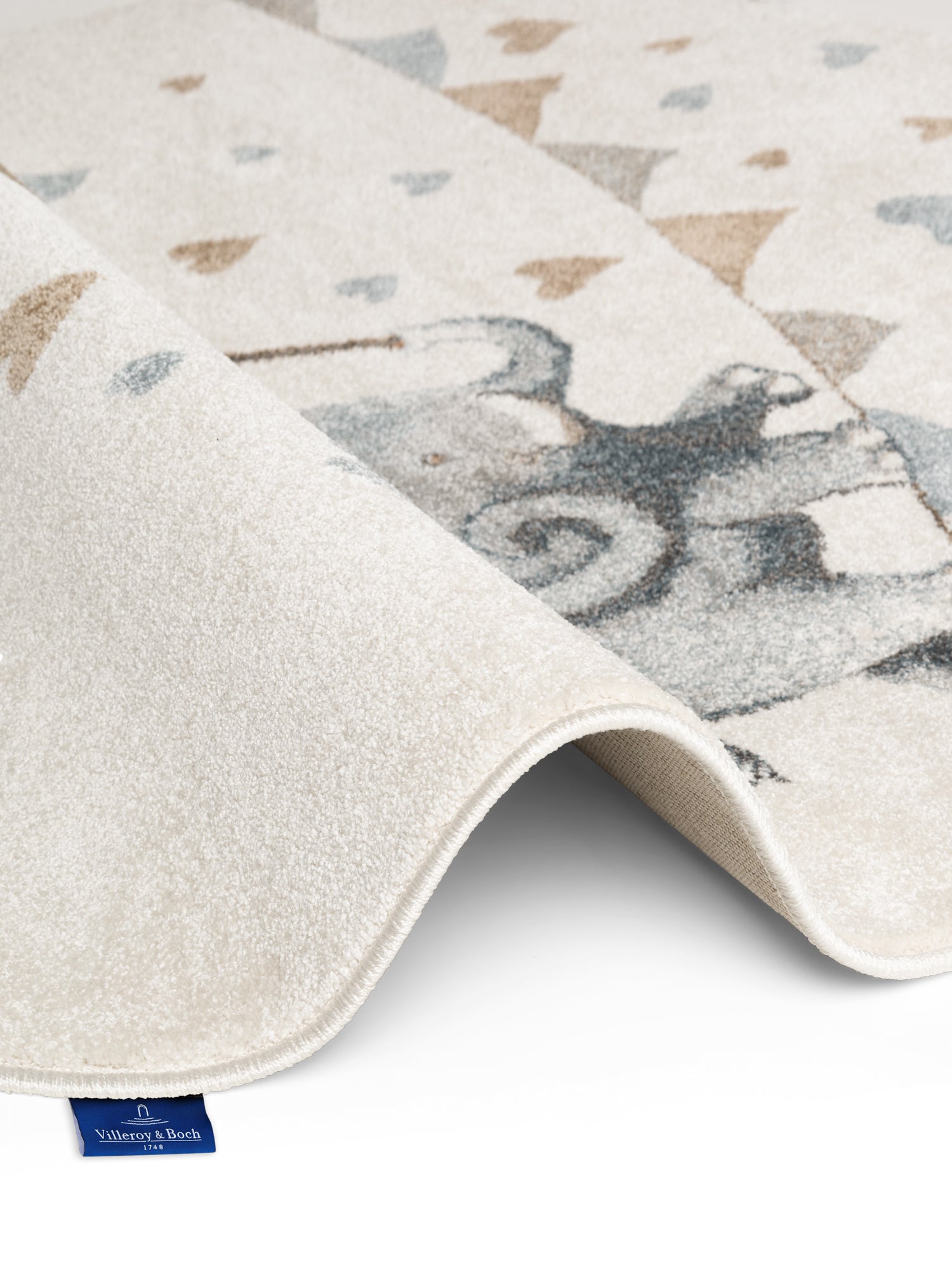 VILLEROY &amp; BOCH BOHO KIDS RUND BARNFILT - ELEPHANT RAIN, CREAM MULTI 106303