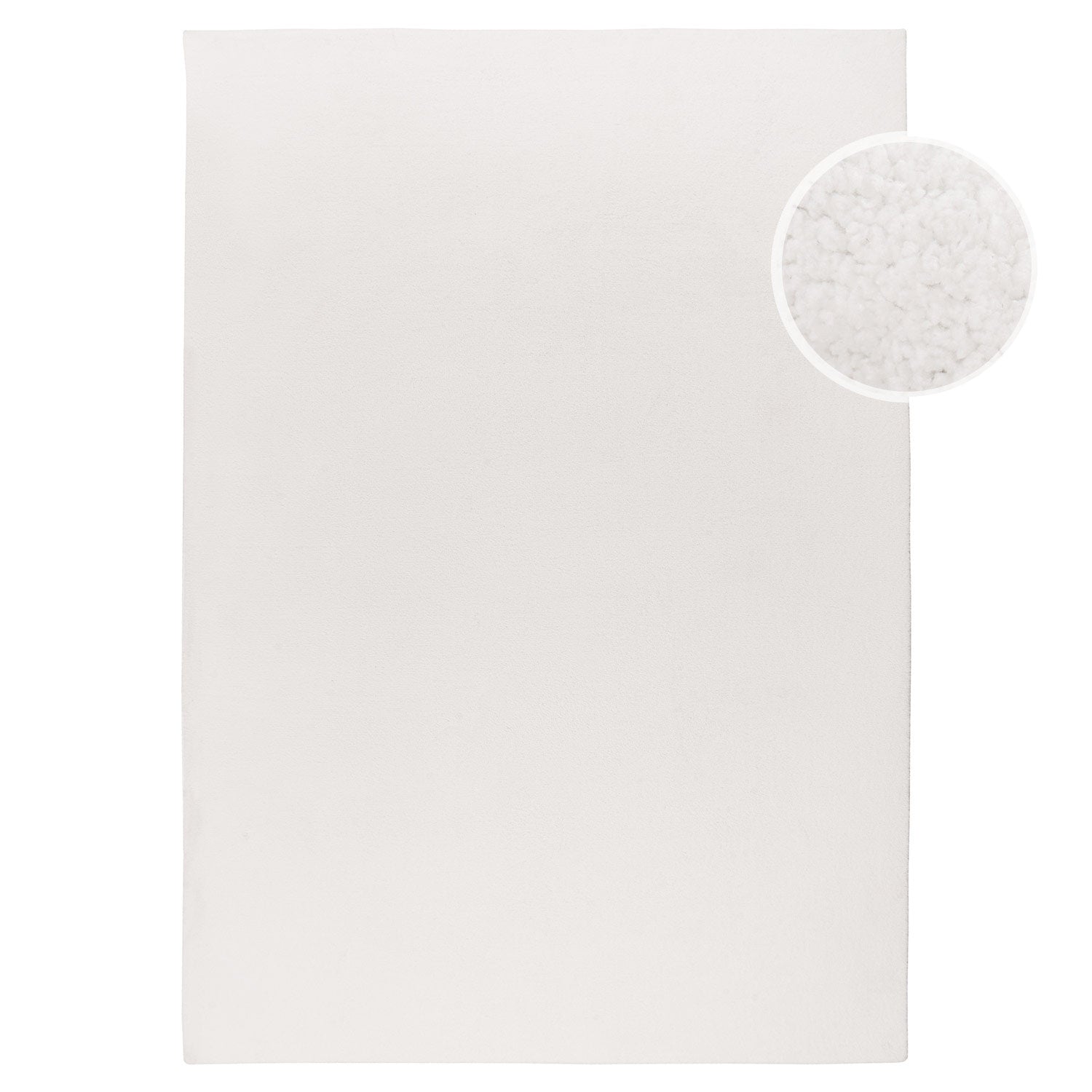 ALMA MODERN TVÄTTBAR MATTA, 200 VIT