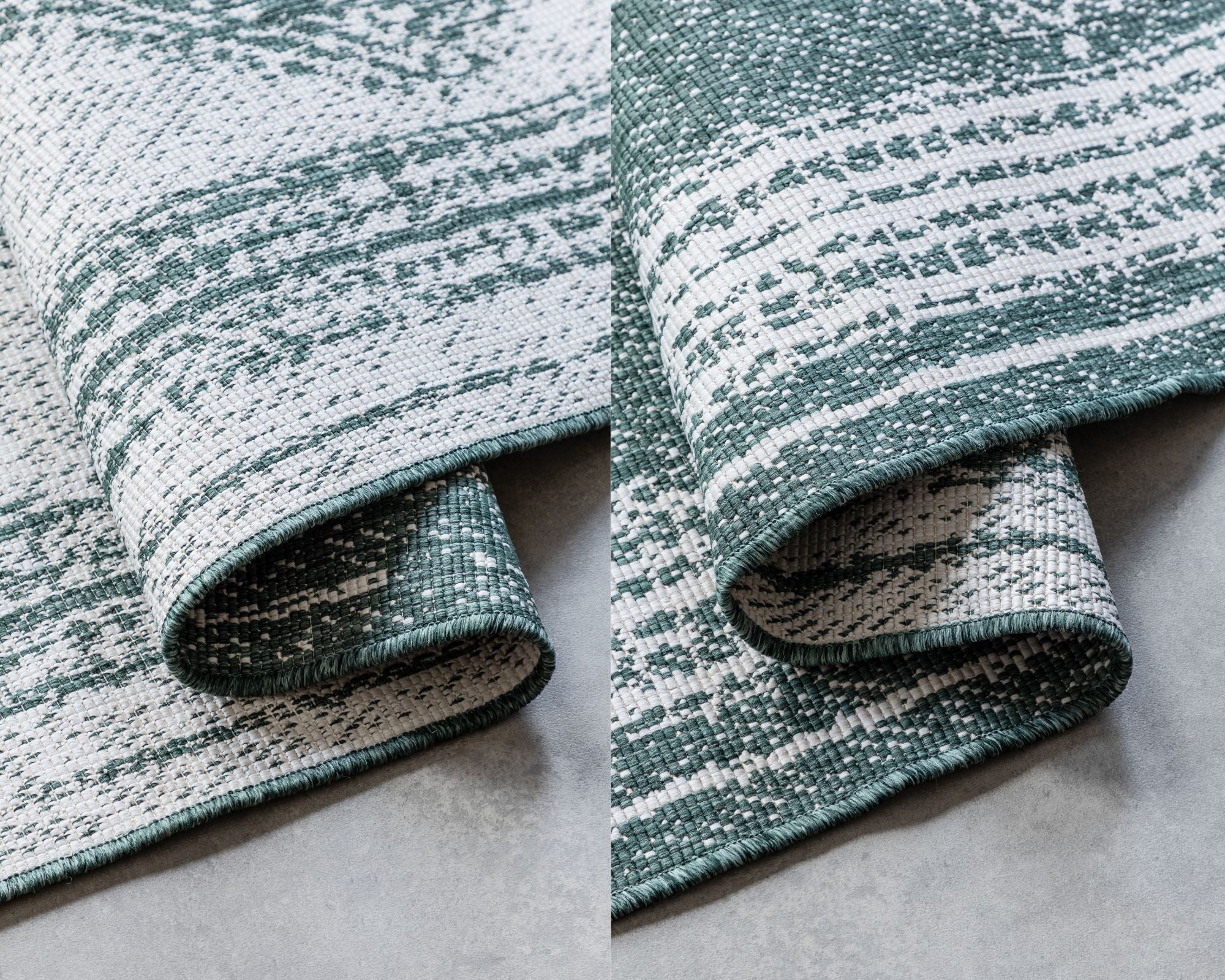 TVÅ - VÄNDBAR MATTA GRÖN - 106010